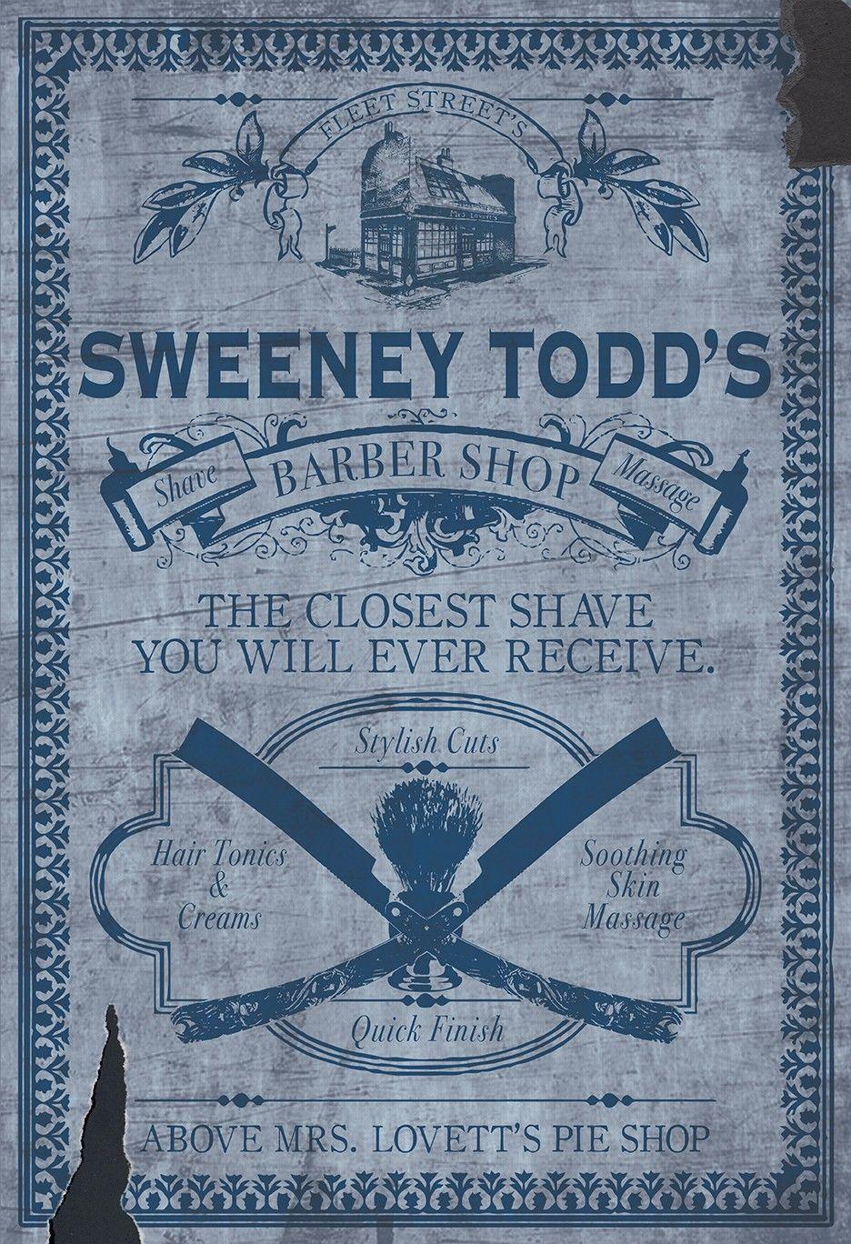 936x1368 Sweeney Todd Barber Poster