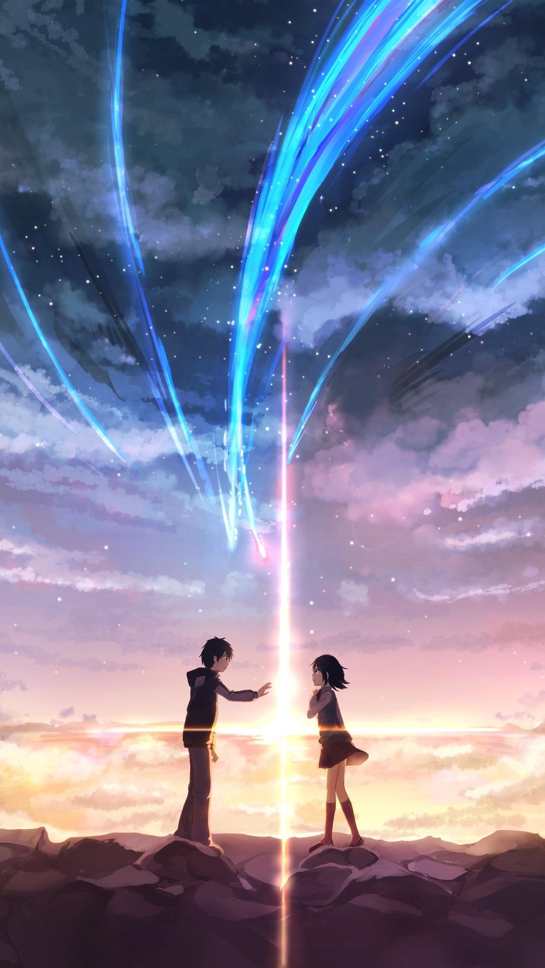 1080x1920 Your Name, Girl And Boy, Love, Japanese Anime 1125x2436 IPhone 11 Pro XS X Wallpaper, Background, Picture, Image