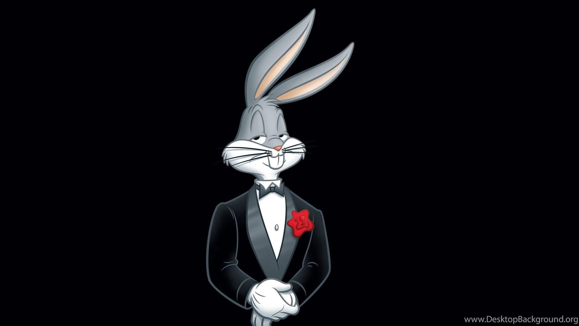 1920x1080 Download 1920x1080 HD Wallpaper Bugs Bunny Cartoon Smoking Bow Tie. Desktop Background