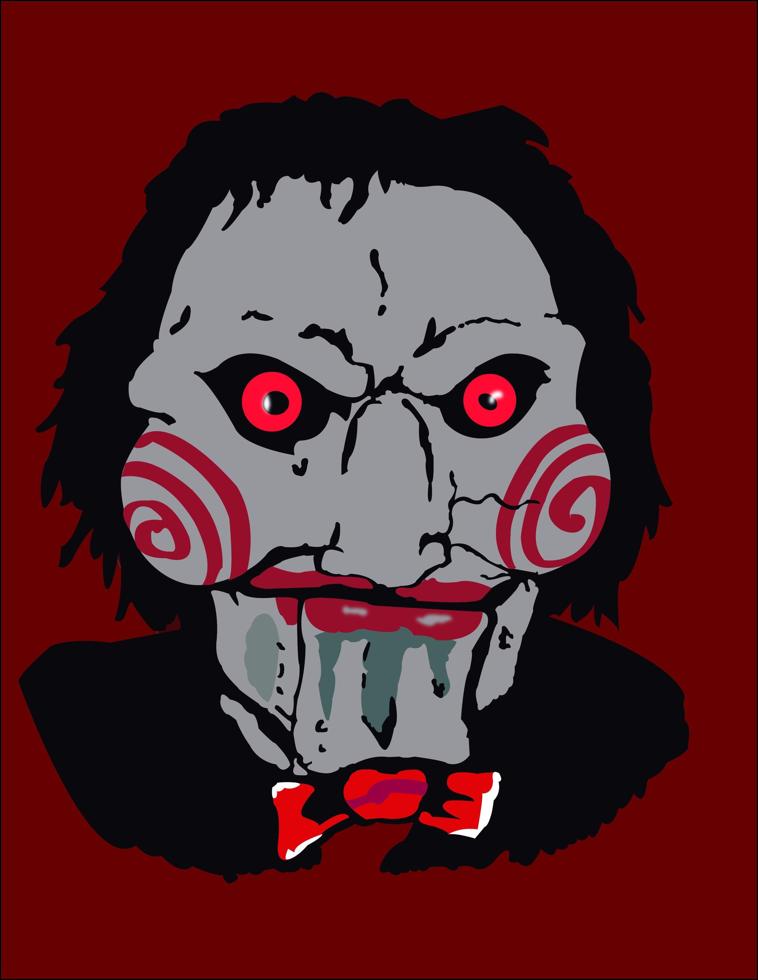 2554x3304 Billy the Puppet, Saw, Red, Bow tie Wallpaper HD / Desktop and Mobile Background