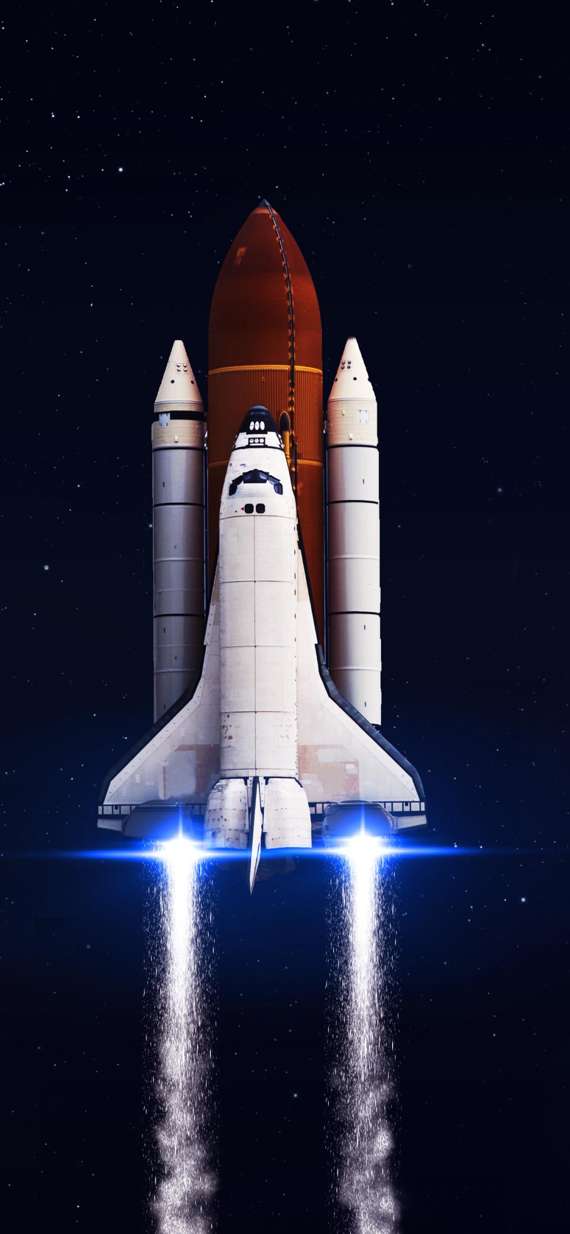 1125x2436 Vehicles Space Shuttle
