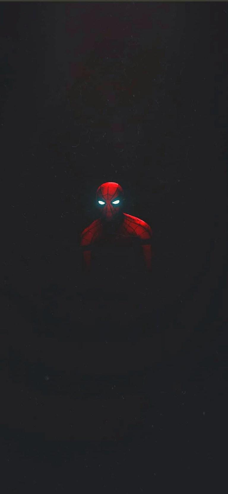 768x1664 MCU Spiderman Dark Black 1080×2340 HD Wallpaper Download