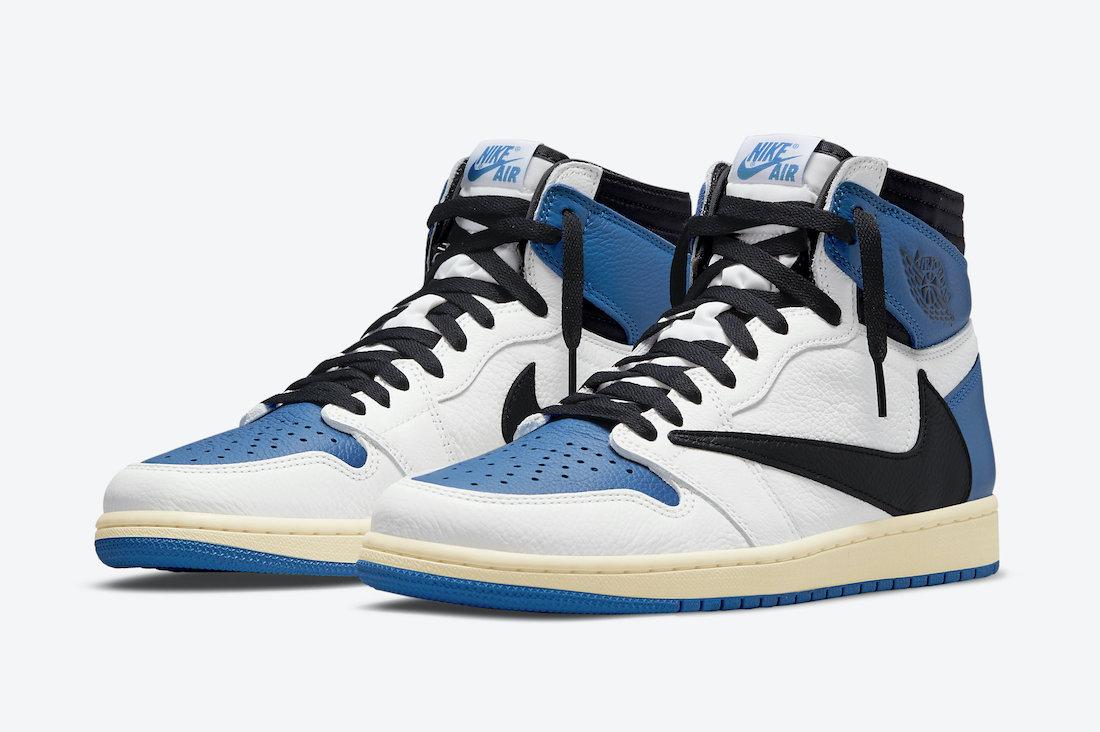 1100x732 Travis Scott Fragment Air Jordan 1 Military Blue DH3227 105 Release Date
