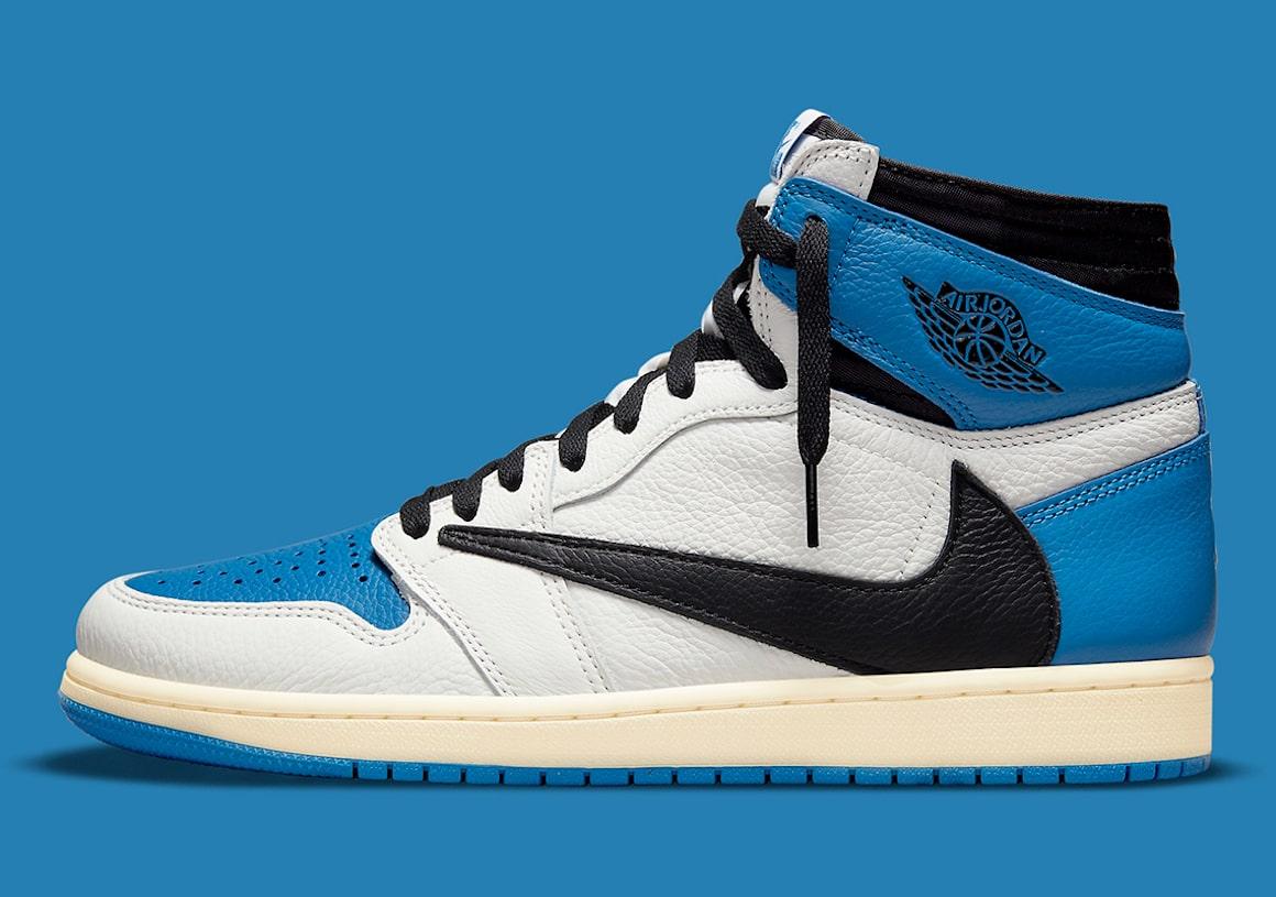 1160x815 The fragment x Travis Scott x Air Jordan 1 High Military Blue Gets Official Image