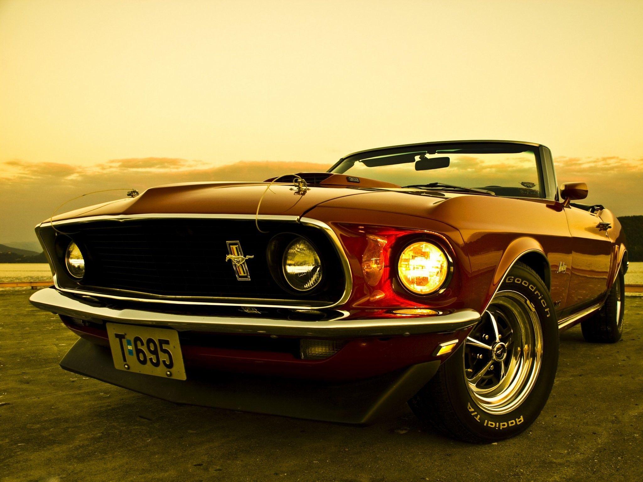 Vintage Mustang Wallpapers Top Free Vintage Mustang Backgrounds Wallpaperaccess