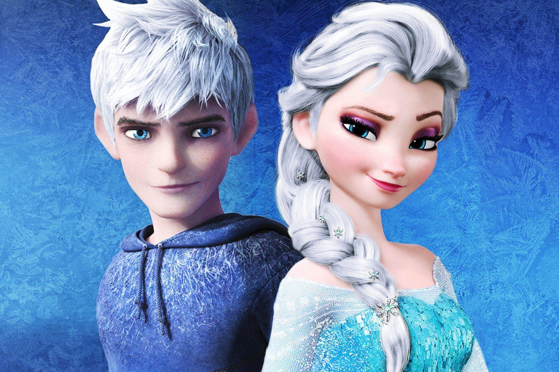 1920x1280 Elsa and Jack Frost Wallpaper
