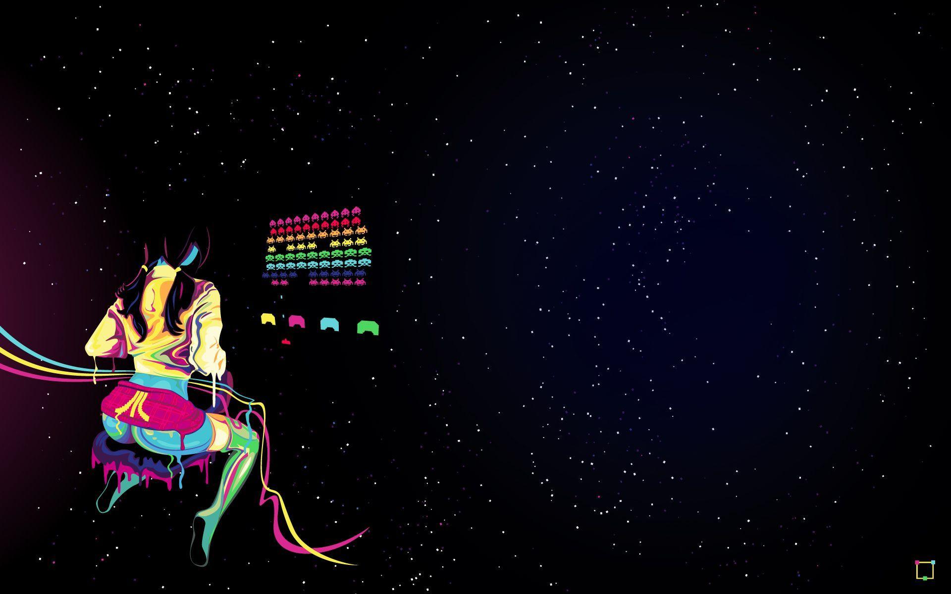 1920x1200 Retro Space Wallpaper, HD Retro Space Background