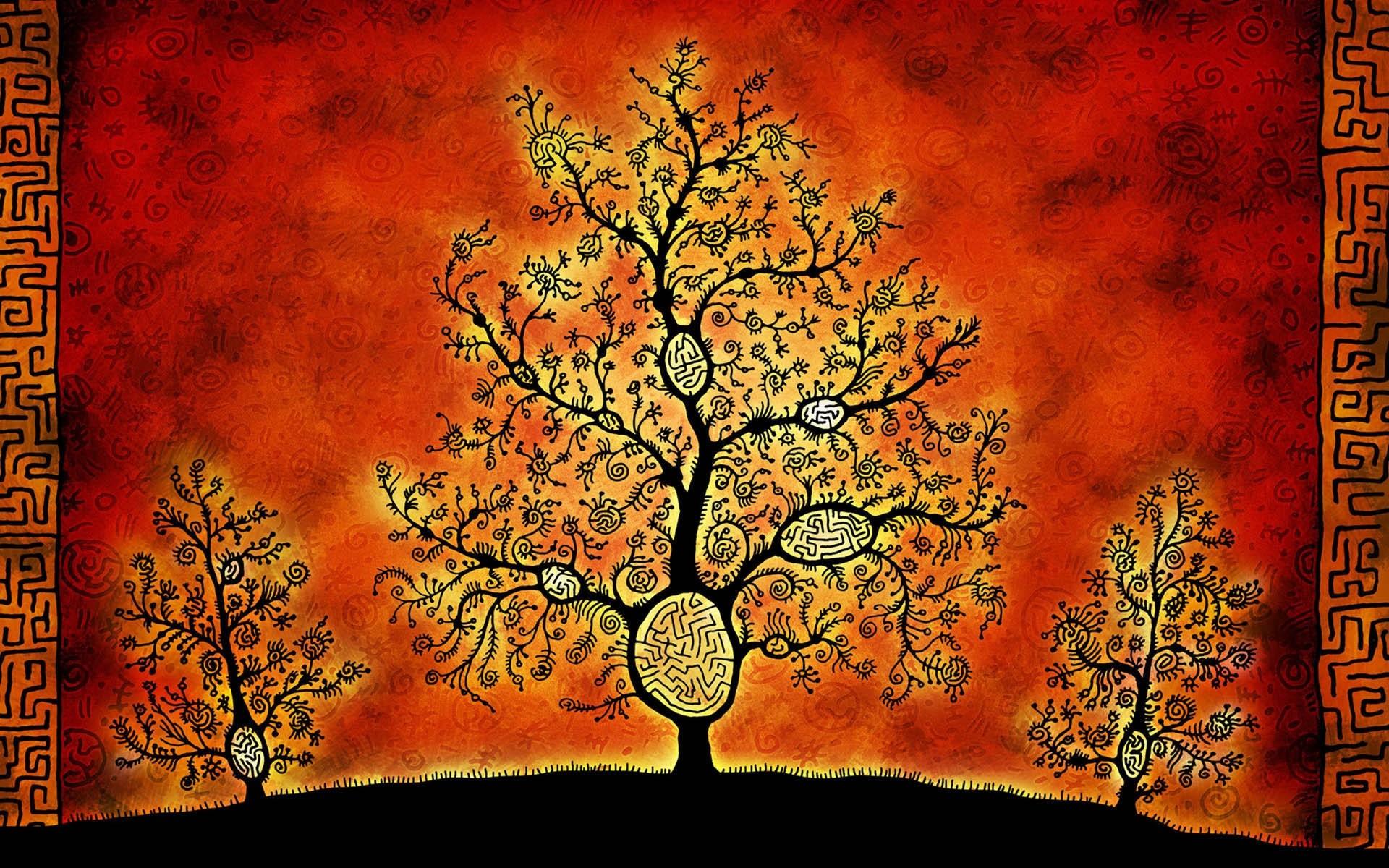 Tree Drawing Wallpapers Top Free Tree Drawing Backgrounds WallpaperAccess