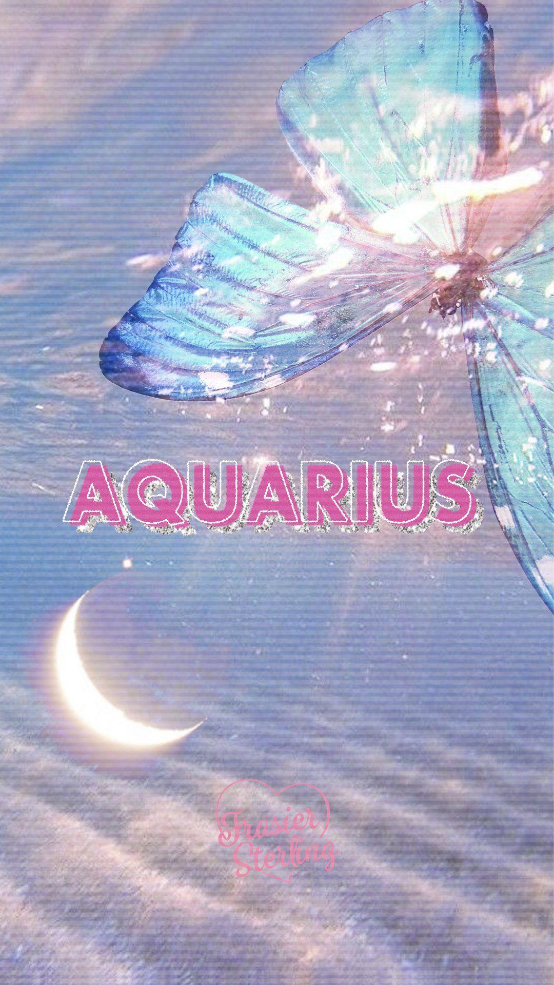 Premium AI Image  Aquarius Zodiac star sign wallpaper background  illustration design water girl sky Generative AI