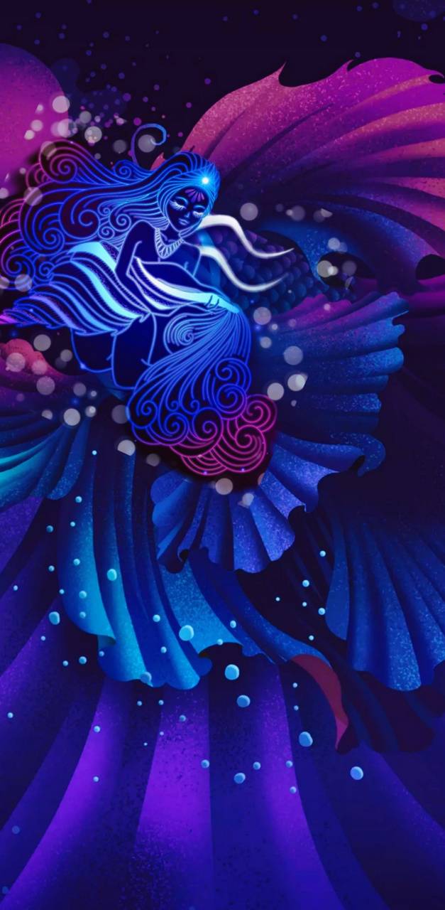 627x1280 Backgraund Aquarius Wallpaper
