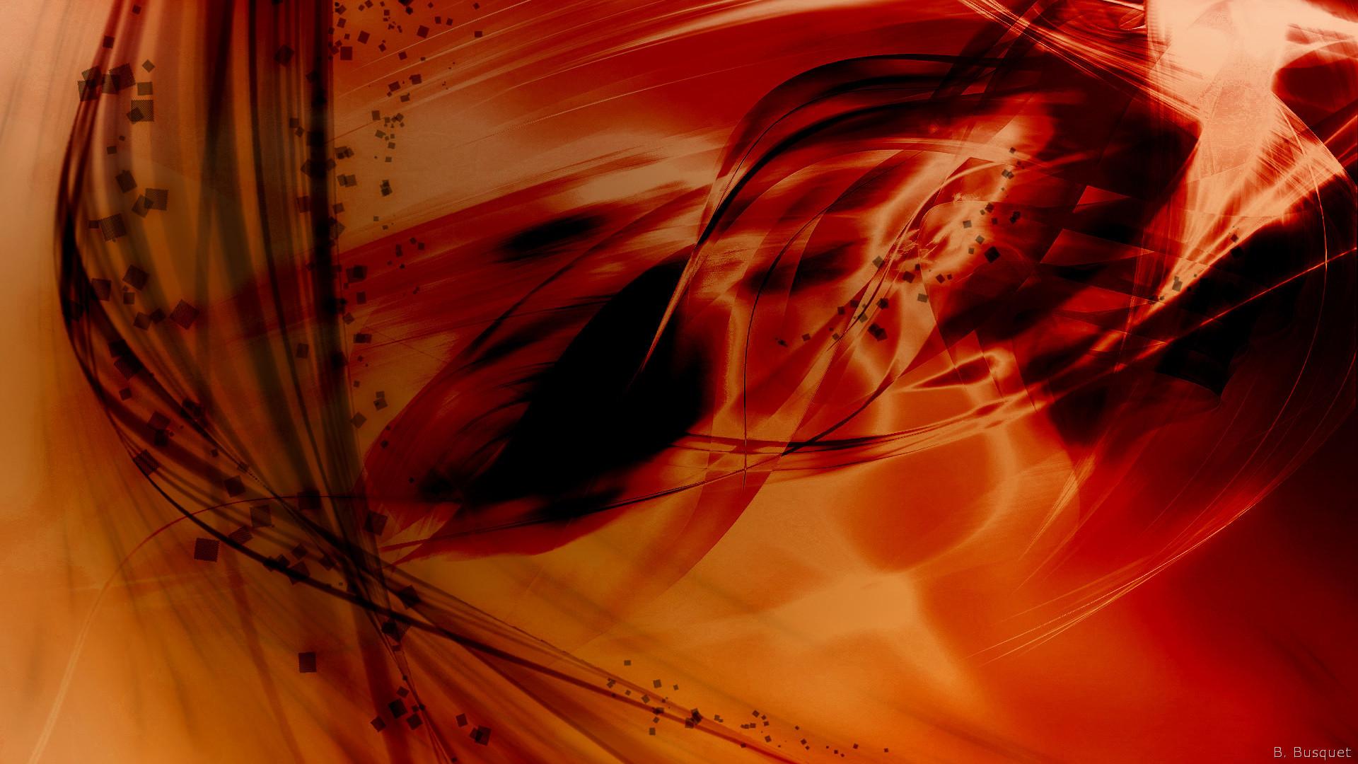 1920x1080 Orange and Black