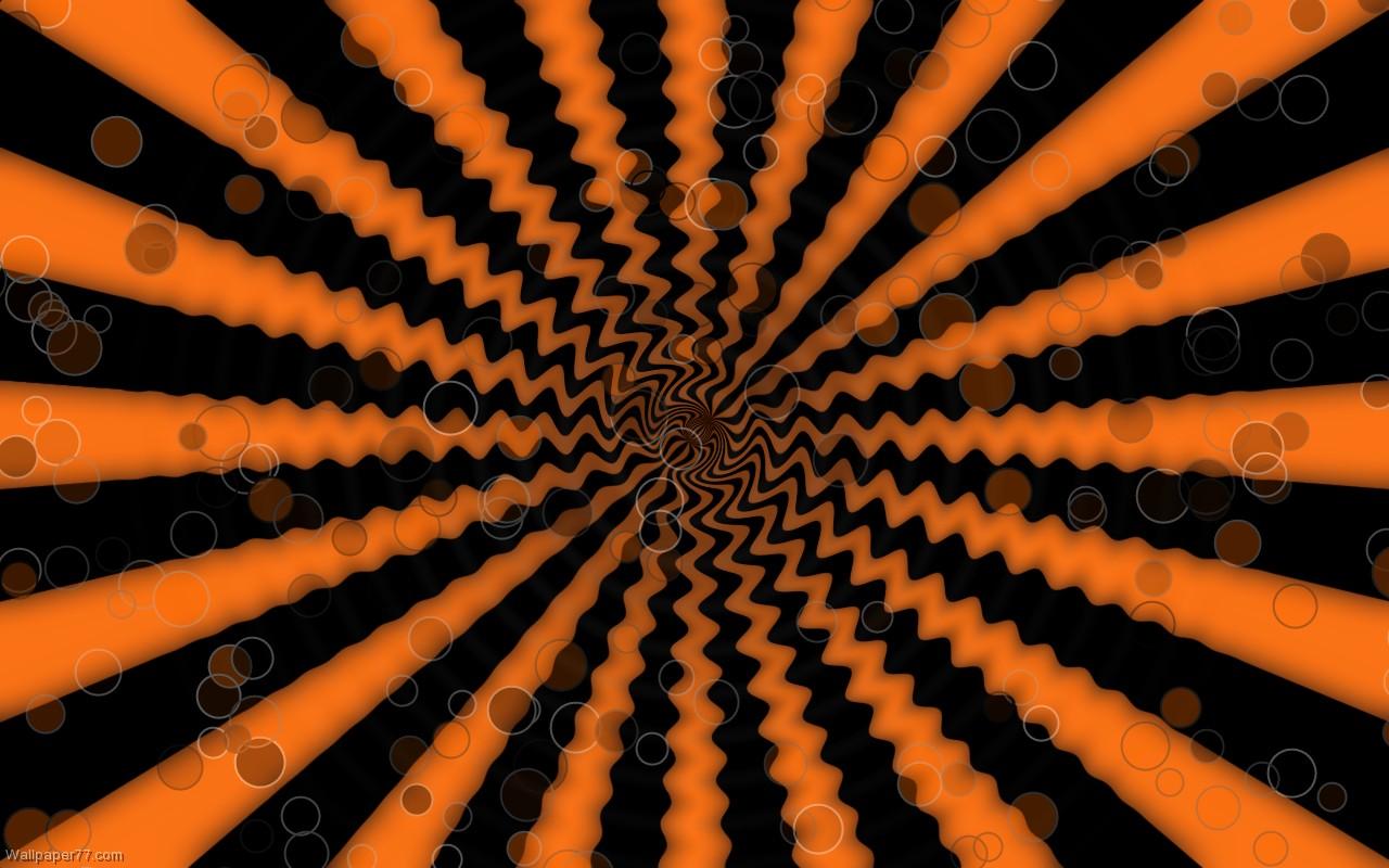 1280x800 Orange and Black Wallpaper