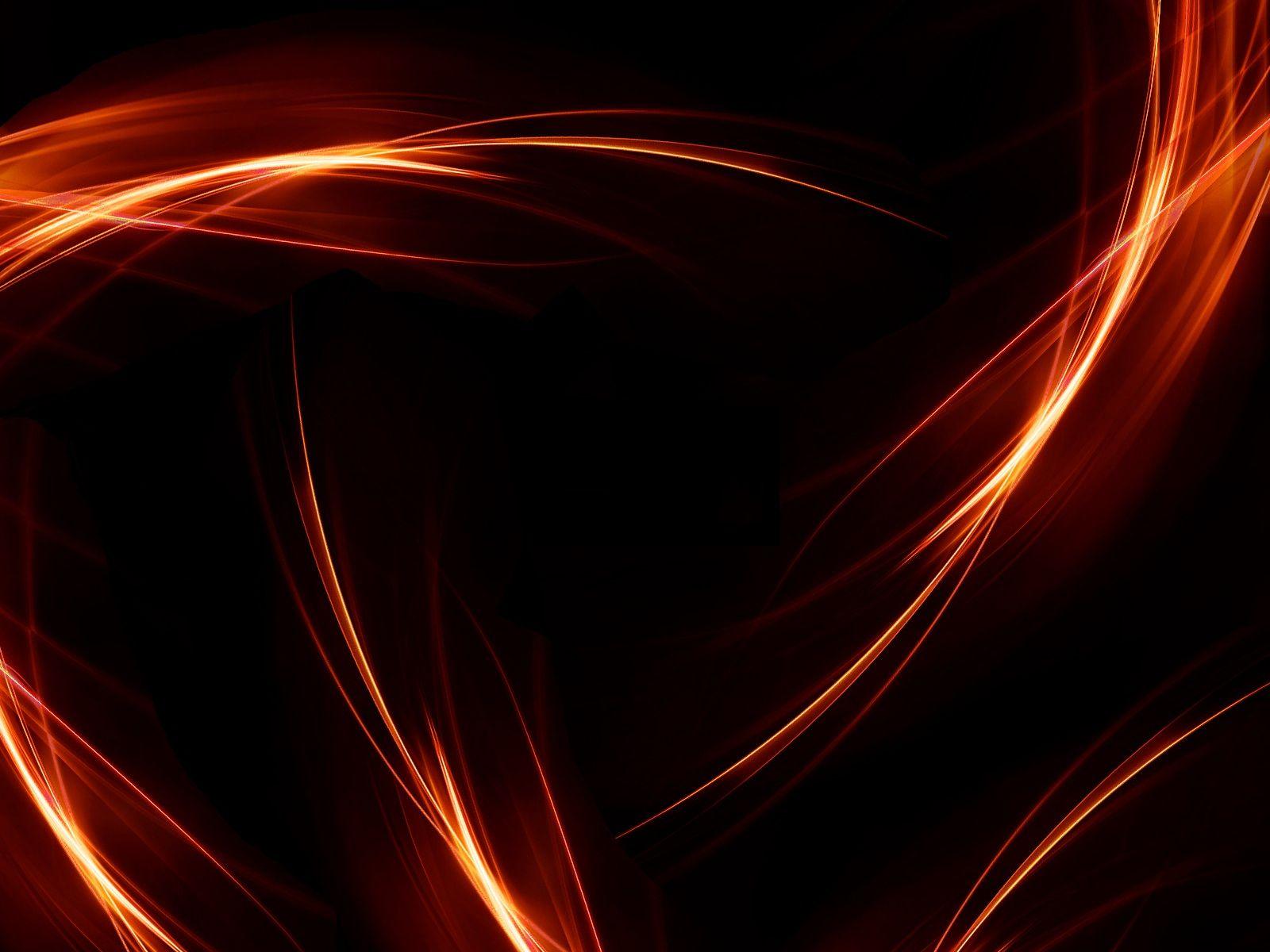 1600x1200 Cool Orange And Black Background