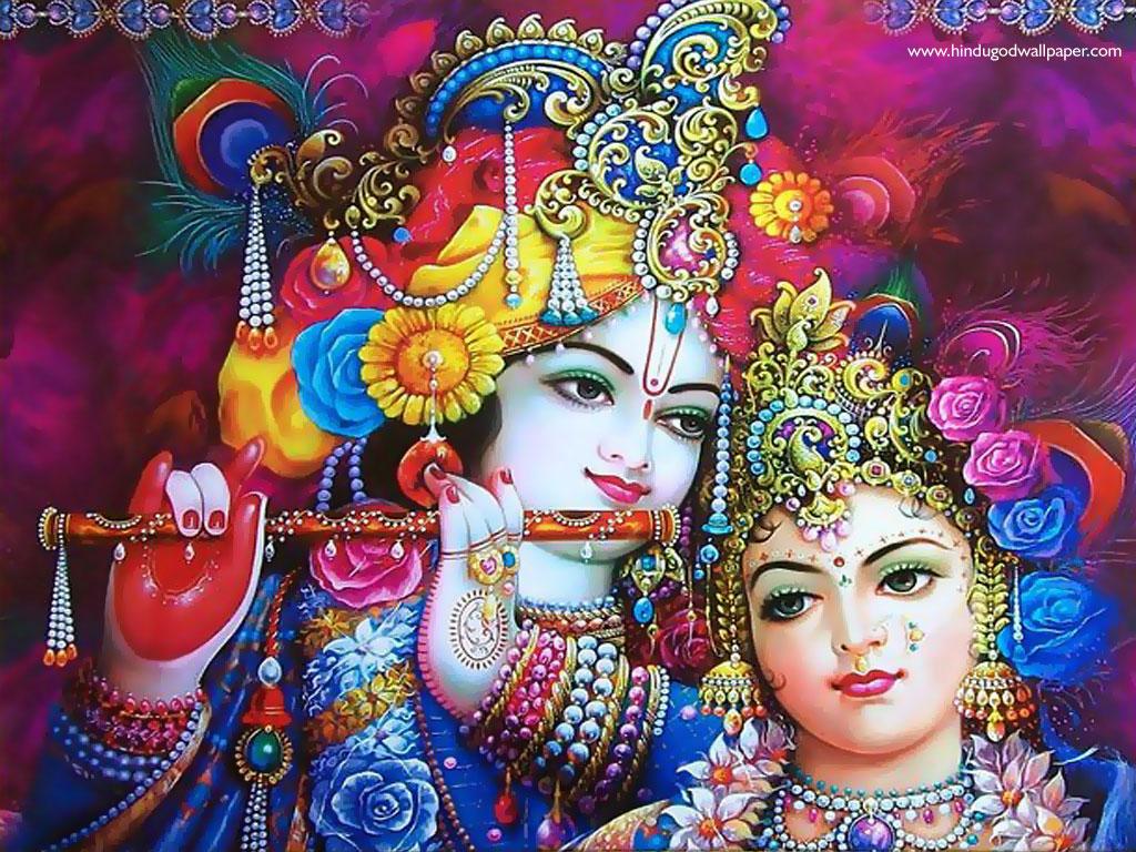 1024x768 Shri Radha Krishna Wallpaper