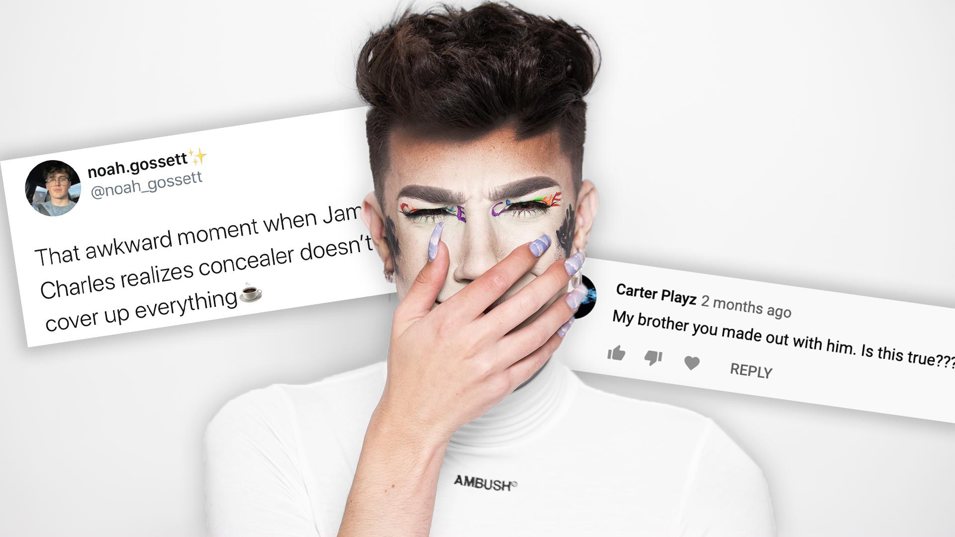 1920x1080 James Charles to be the next video's sister shoutout!! HATE COMMENTS DO MY MAKEUP is now LIVE on my channel. I let the step sisters pick my makeup