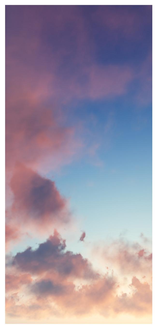 650x1361 Evening Sky Mobile Phone Wallpaper wallpaper background image free download