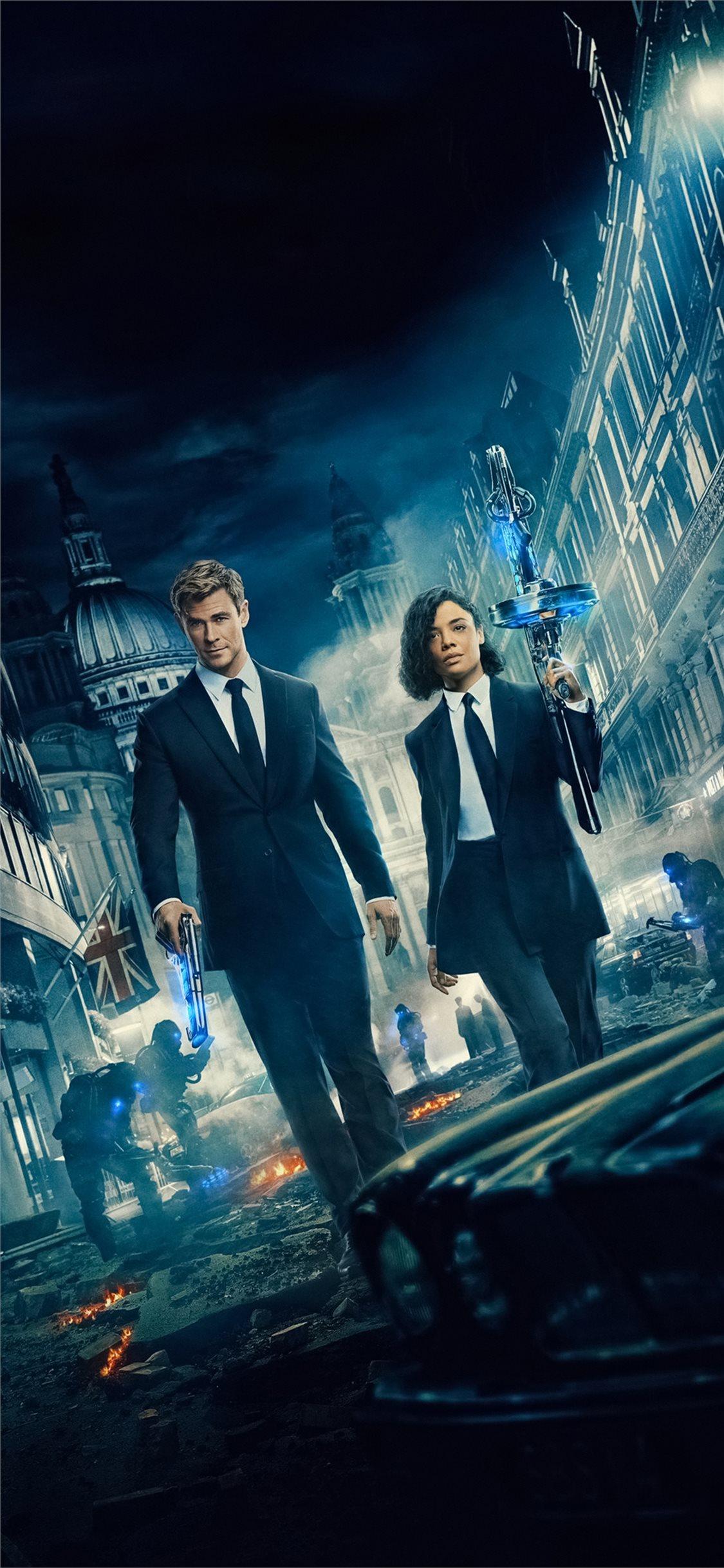 1125x2436 men in black international poster 4k iPhone X Wallpaper Free Download