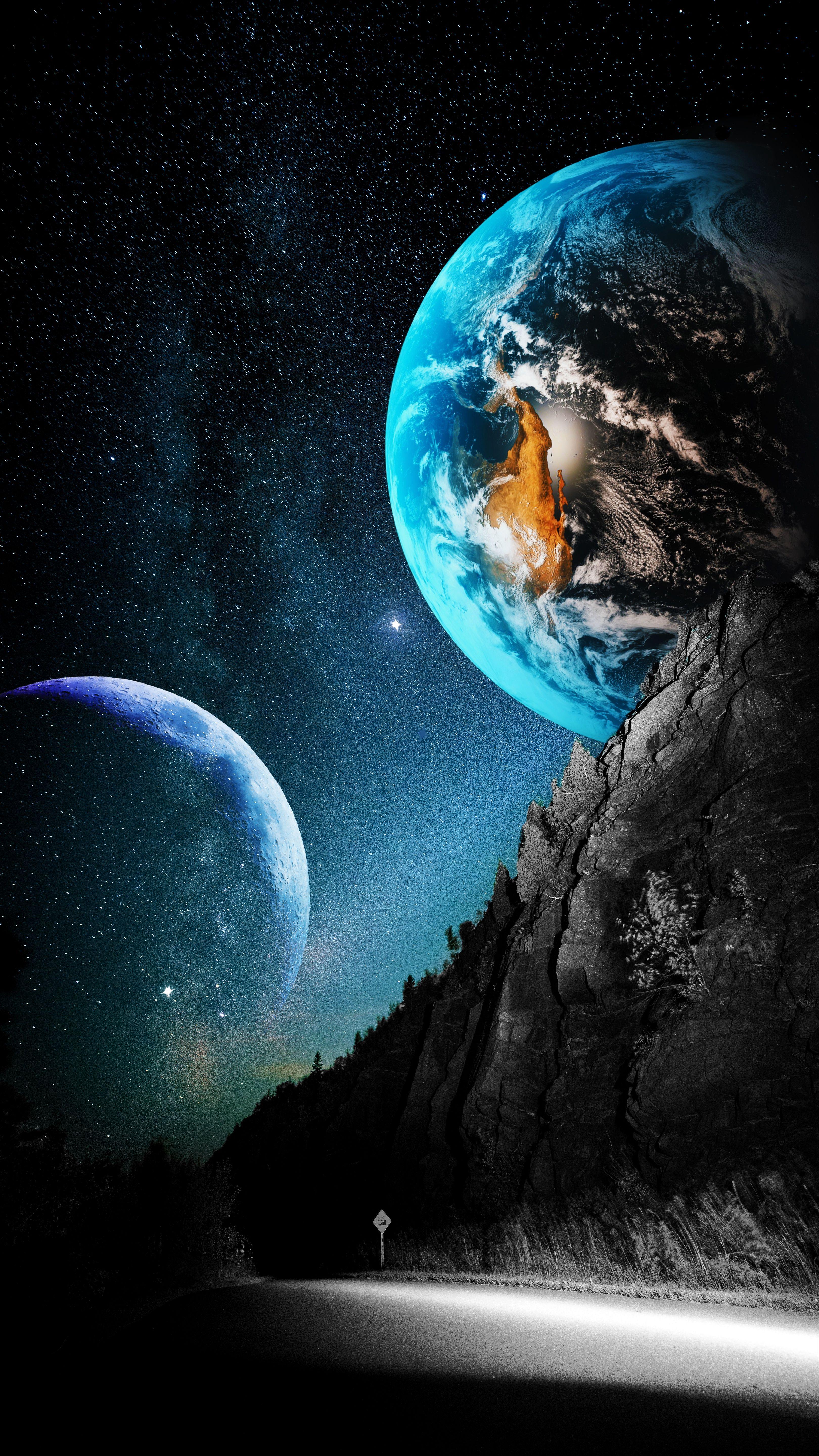 3240x5760 Dark Earth Wallpaper 4k