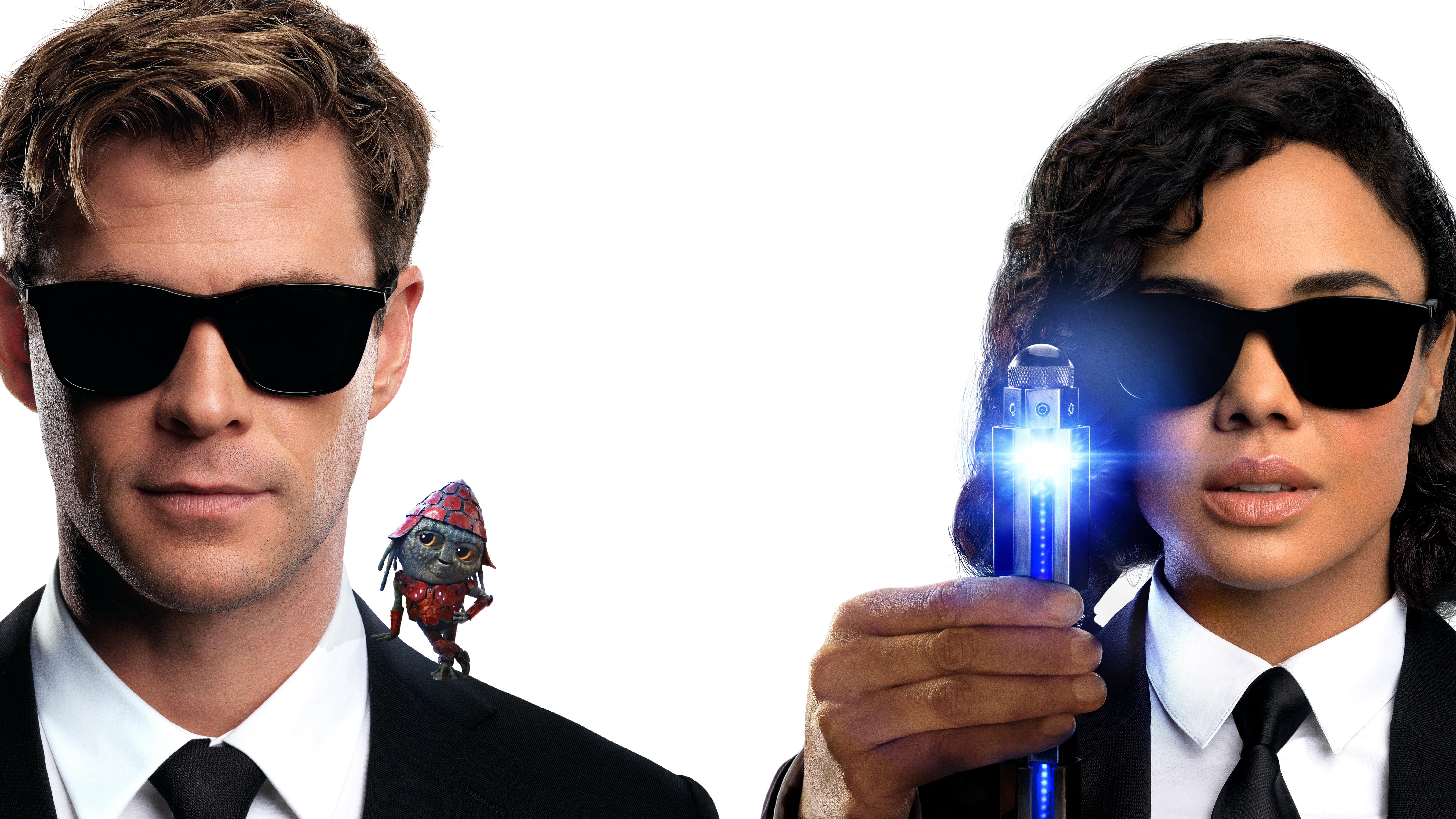 7680x4320 Download 7680x4320 Men In Black: International, Chris Hemsworth, Tessa Thompson Wallpaper