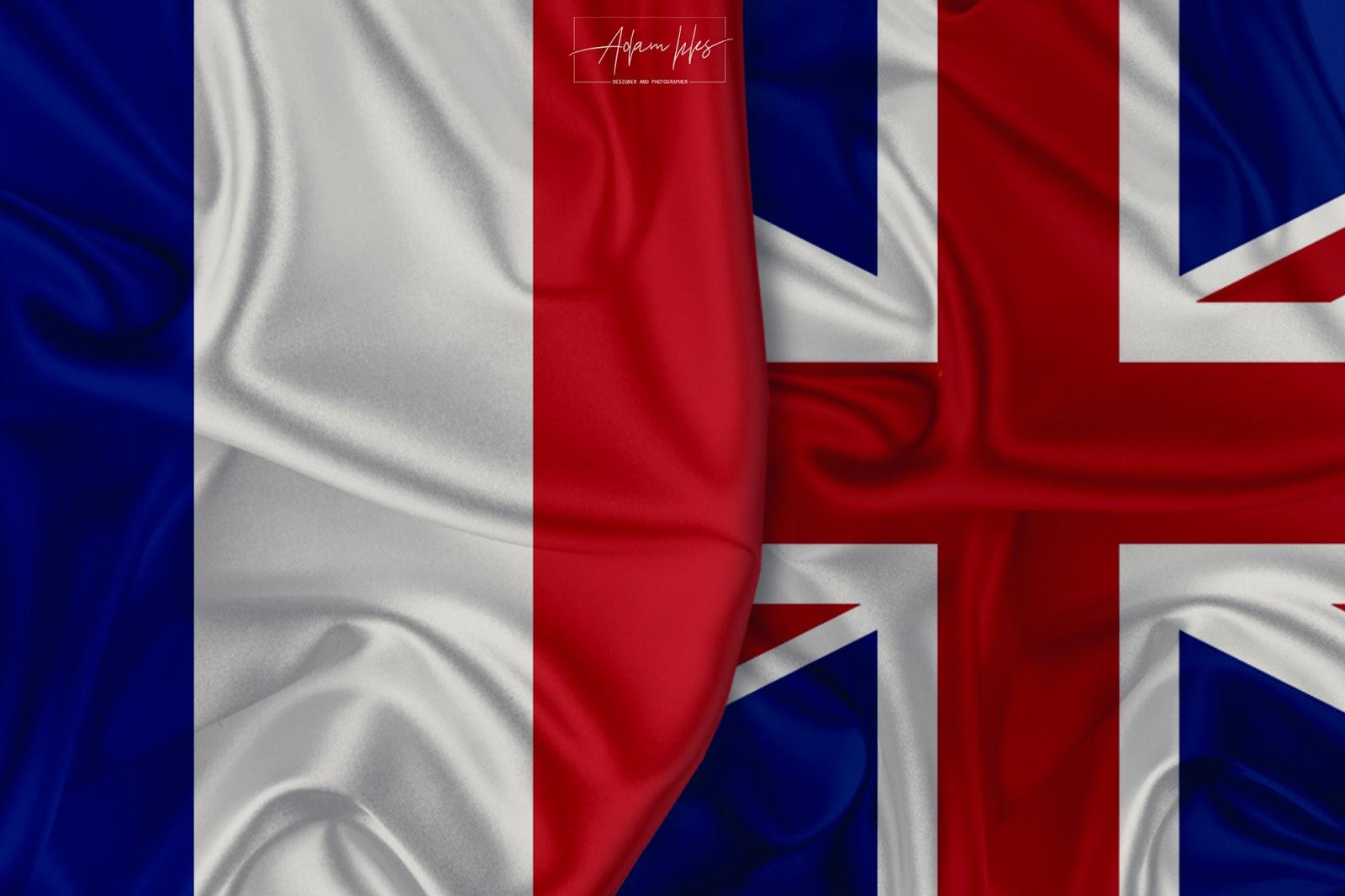 1600x1066 wallpaper flag Britain and France World flags background