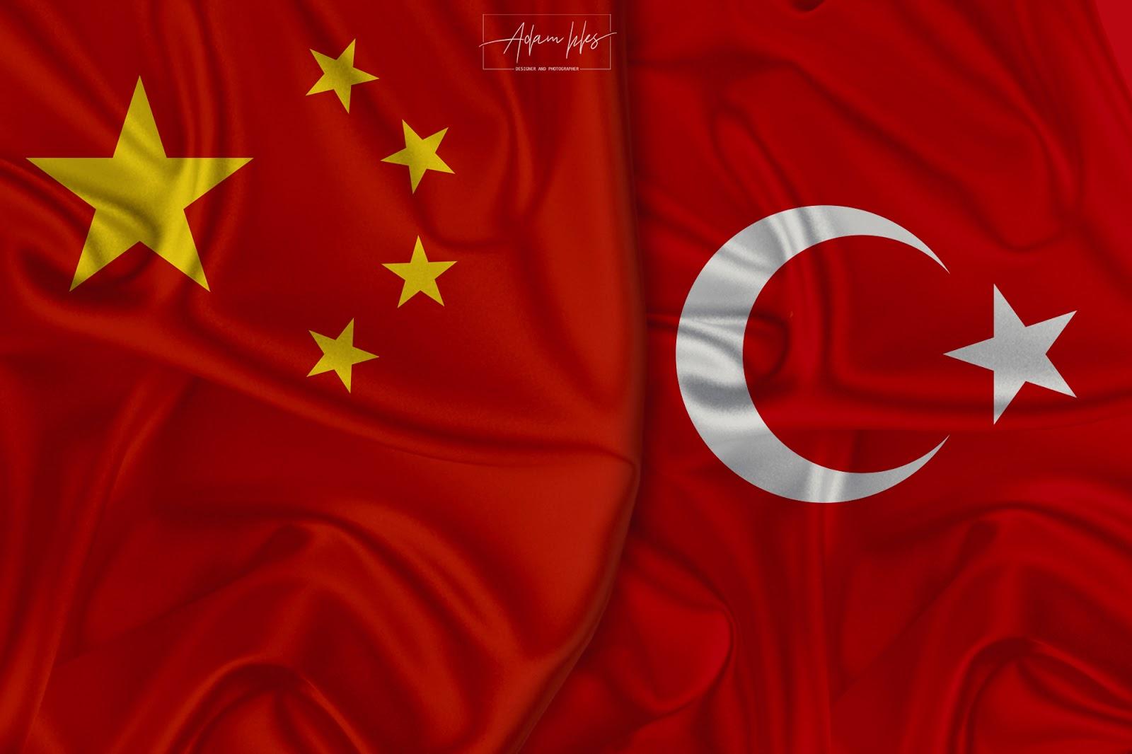1600x1066 wallpaper flag Turkey and China World flags background