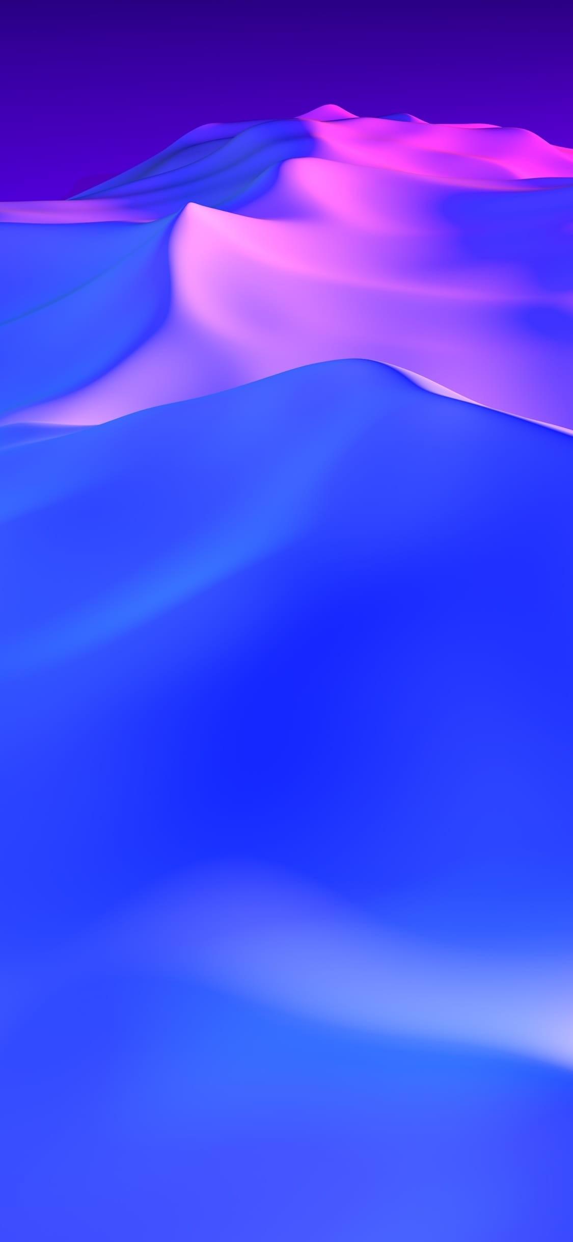 1125x2436 Apple Blue Wallpaper