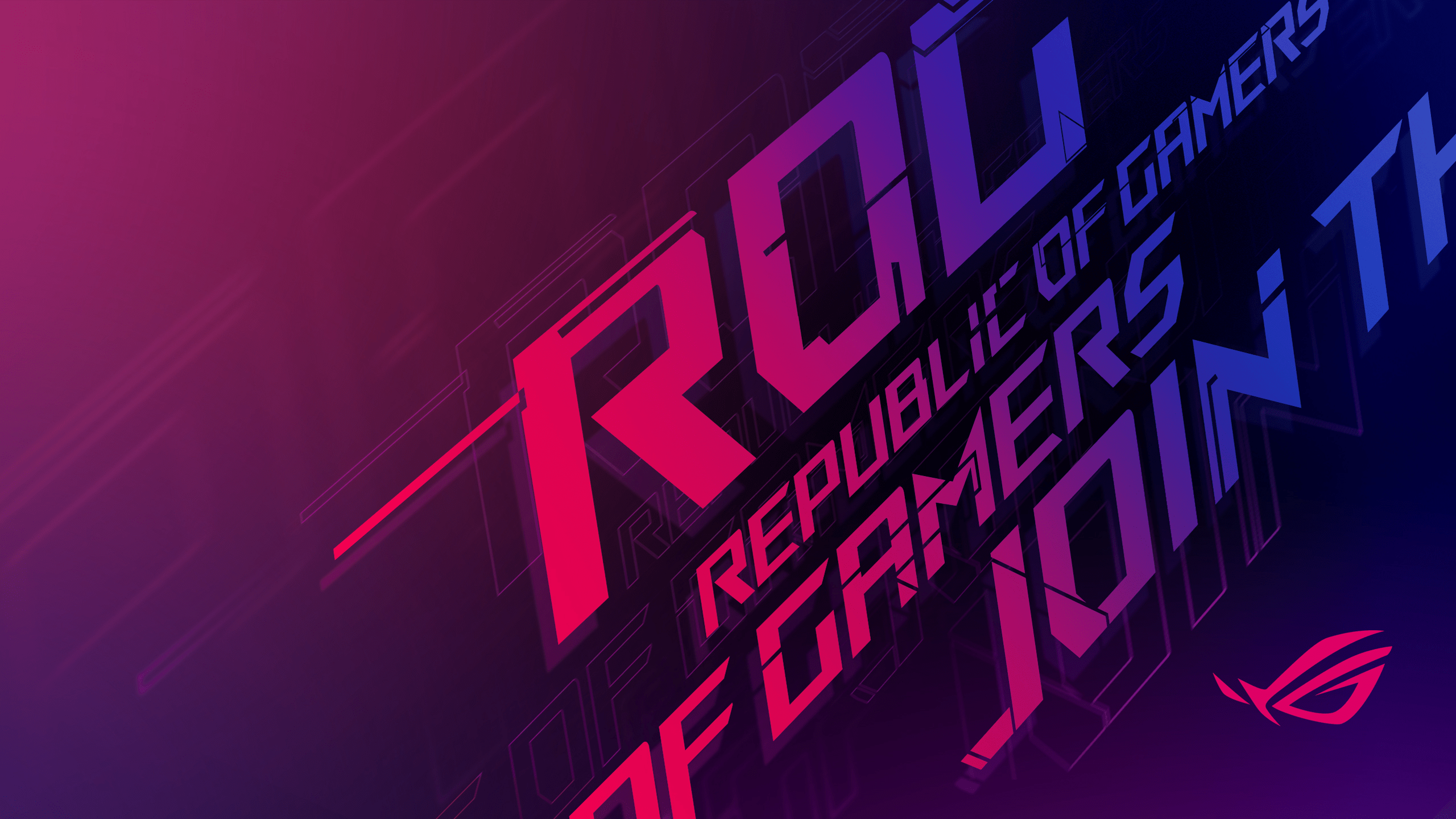 2560x1440 Wallpaper. ROG of Gamers Global