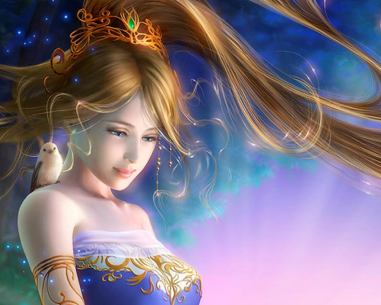 1280x1024 Sapphire Princess Computer Wallpaper, Desktop Background :