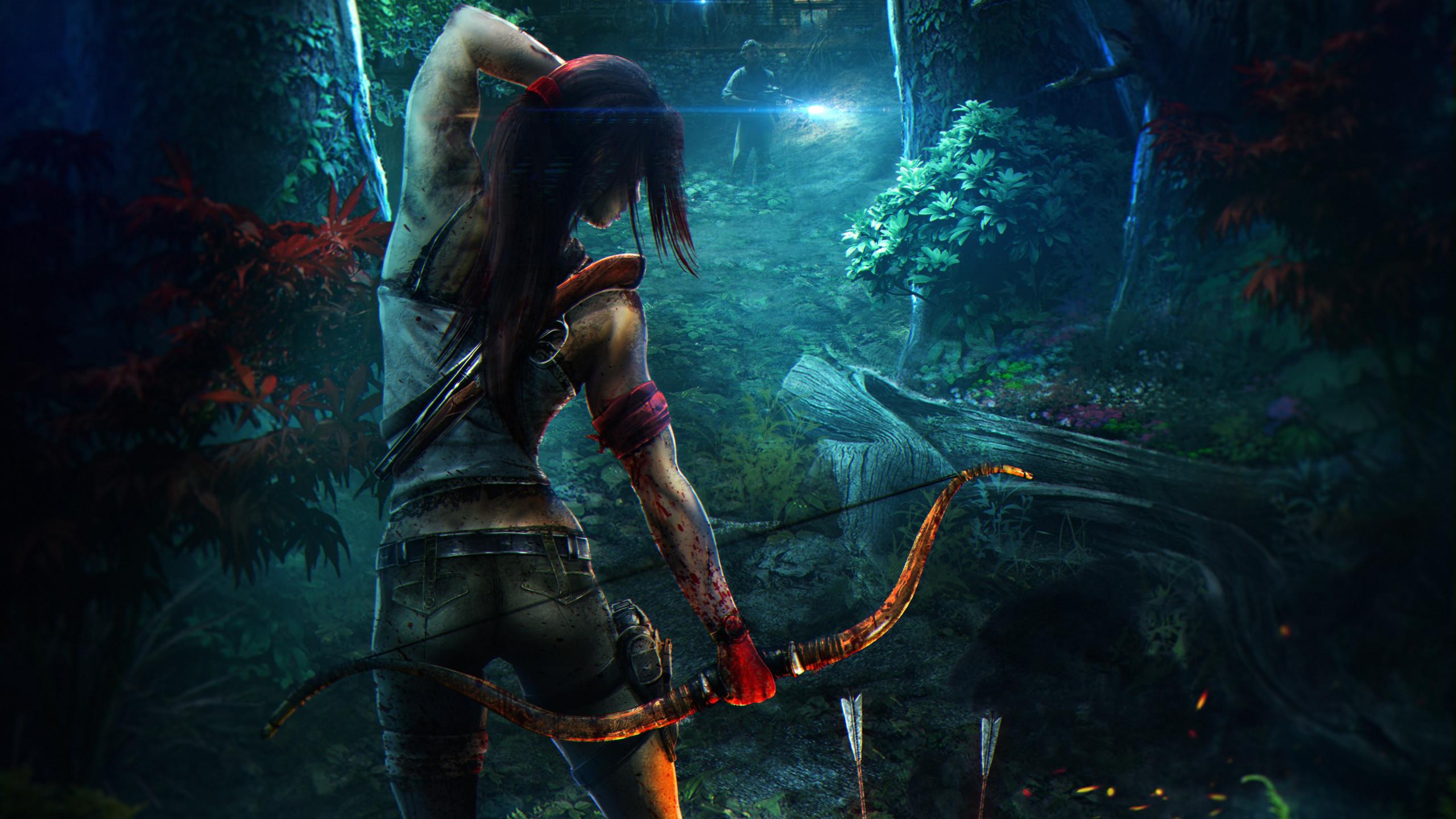 2560x1440 Download wallpaper: Fan art for Tomb Raider Reborn 2560x1440