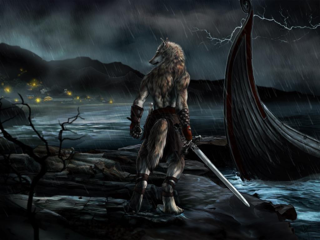 1024x768 Werewolf wallpaper 1024x768 desktop background