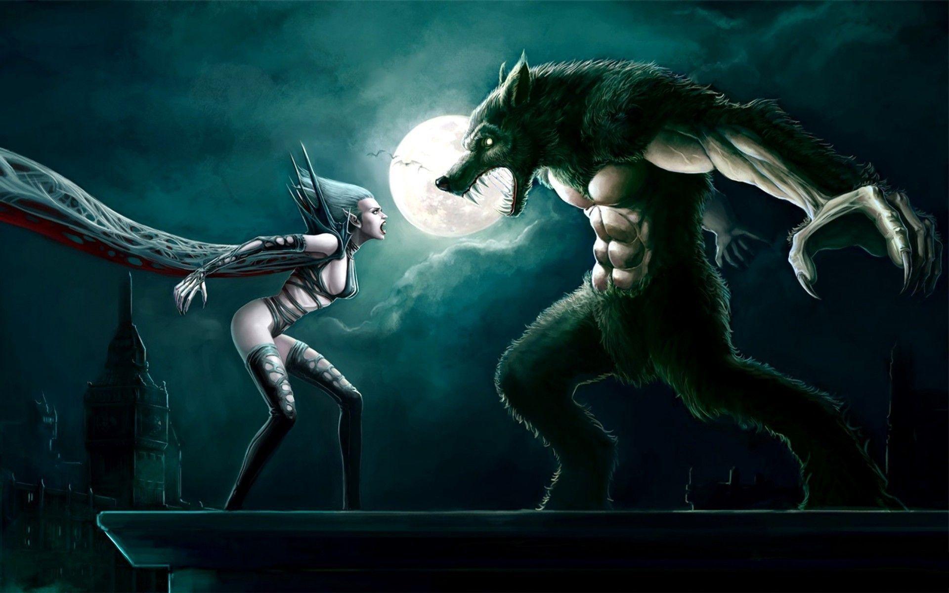 1920x1200 Werewolf Anime Wallpaper