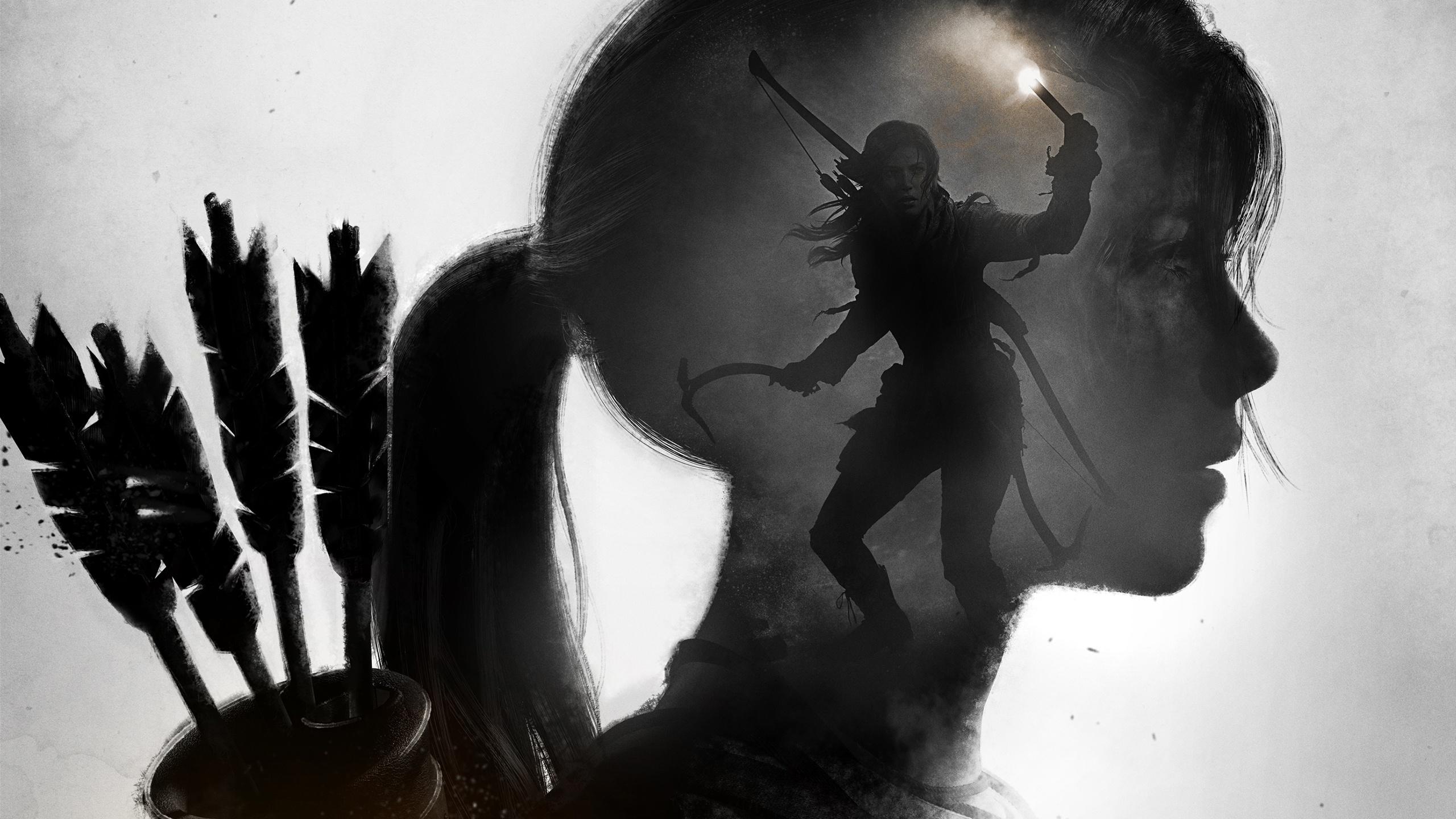 2560x1440 Lara Croft Art Rise Of The Tomb Raider Wallpaper