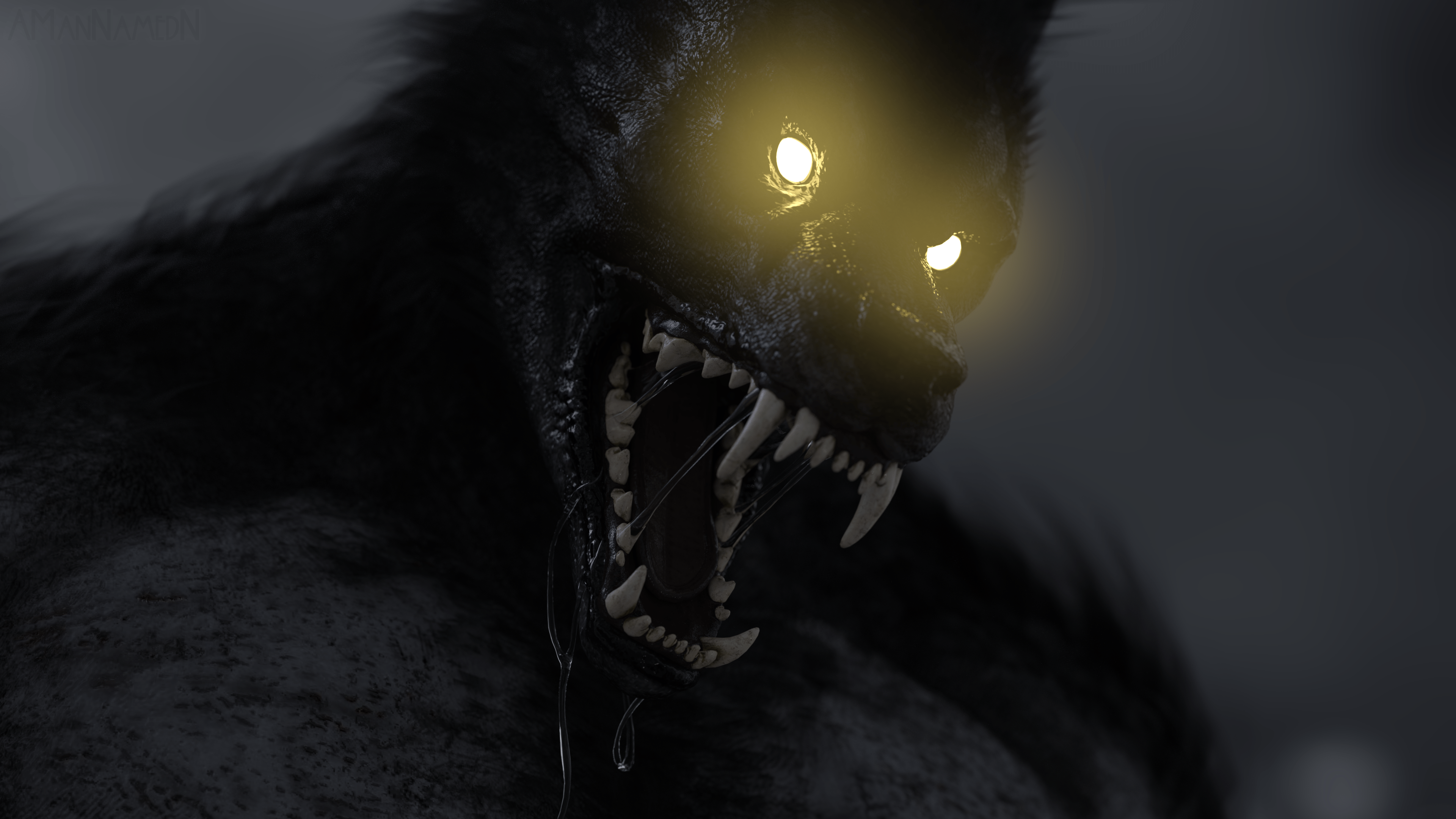 3840x2160 Werewolf Wallpaper 4K by AManNamedN - Fur Affinity [dot] net