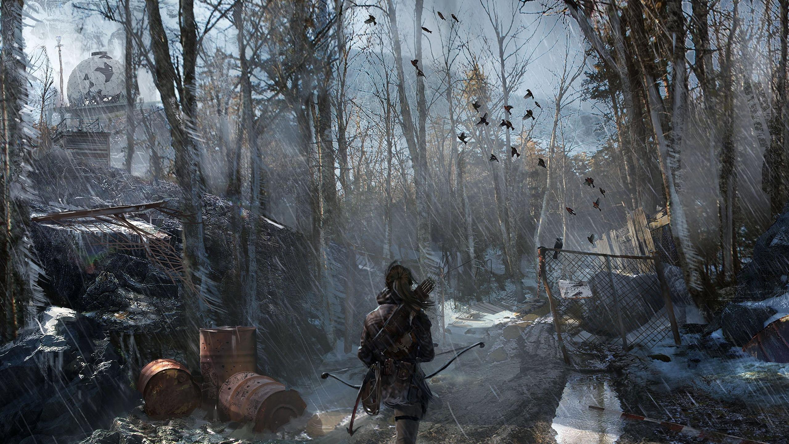 2560x1440 Lara Croft HD Wallpaper
