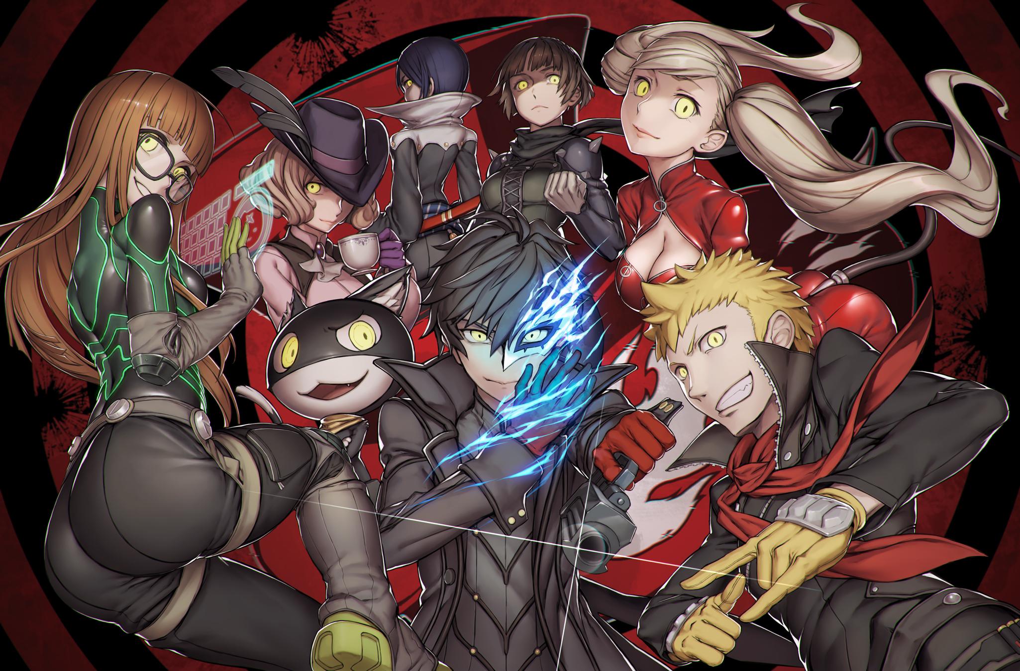 2050x1350 Makoto Niijima, Yusuke Kitagawa, Morgana (Persona), Ryuji Sakamoto, Haru Okumura, Akira Kurusu, Futaba Sakura, Ann Takamaki wallpaper