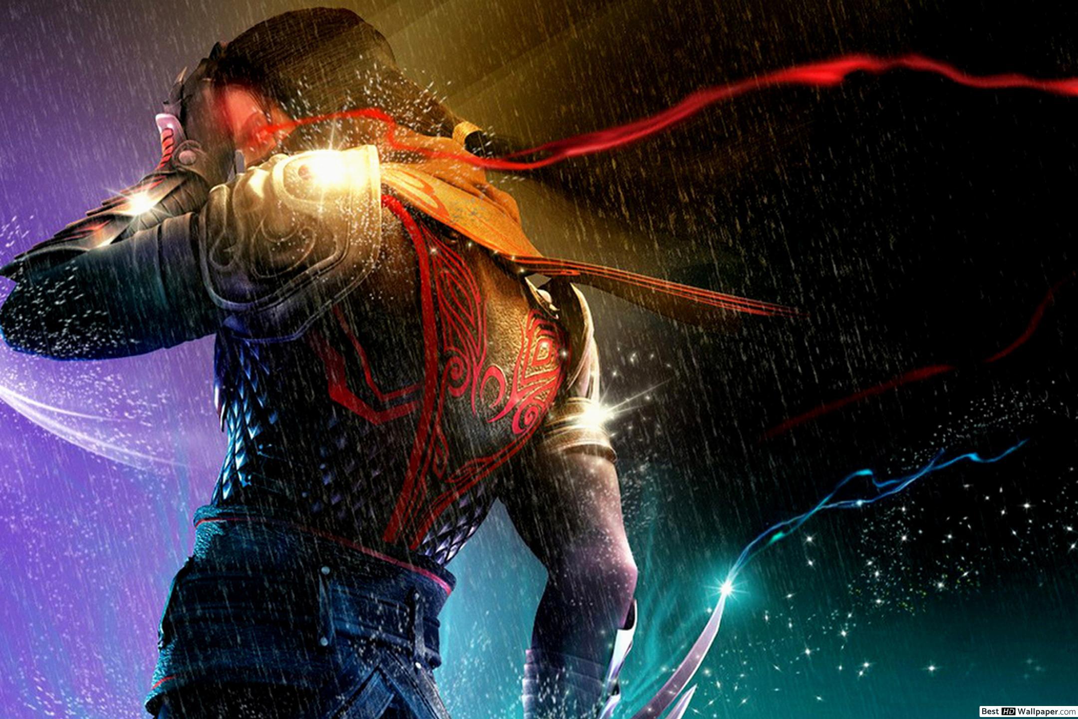 2160x1440 Space Warrior HD wallpaper download