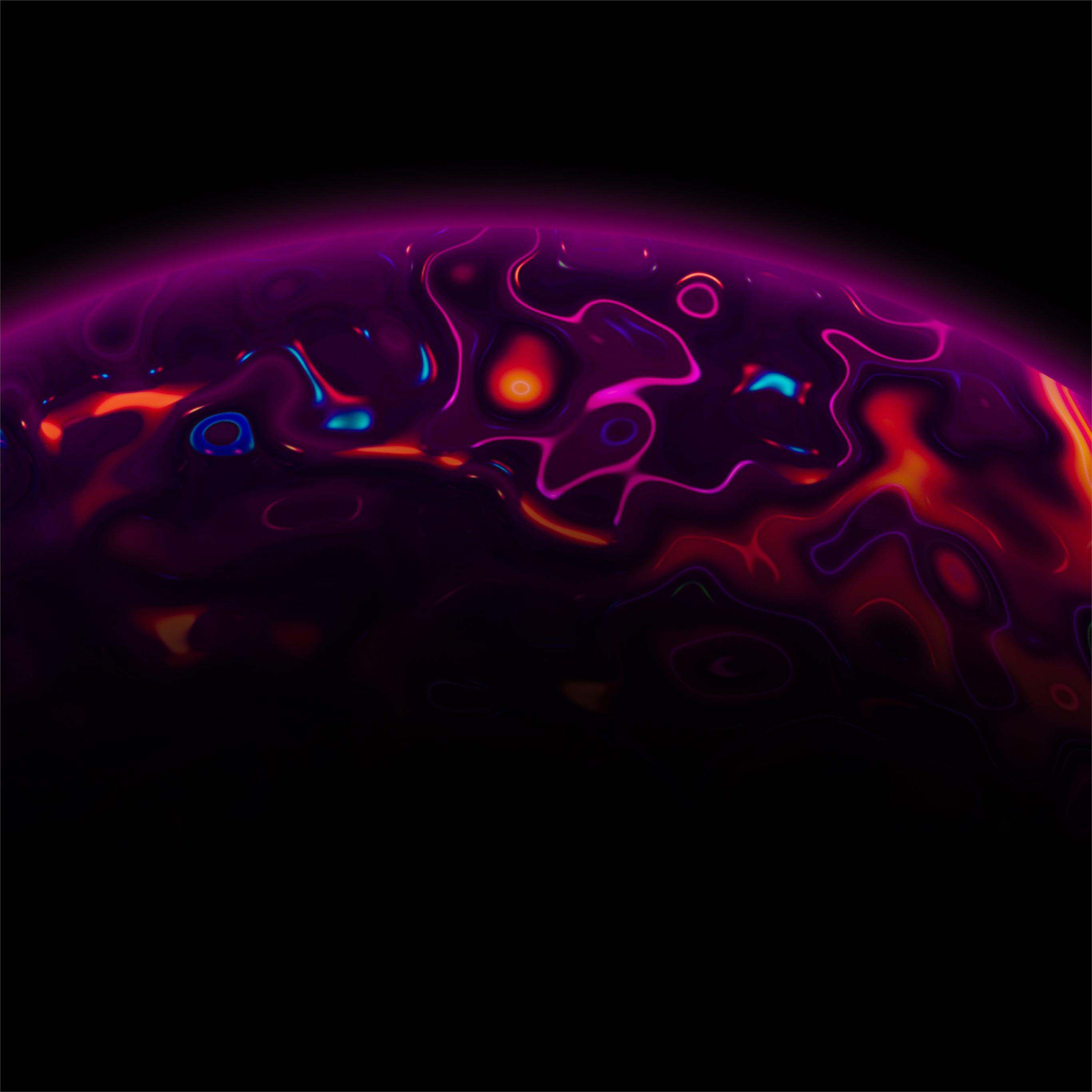 2732x2732 lava planet abstract 4k iPad Wallpaper Free Download