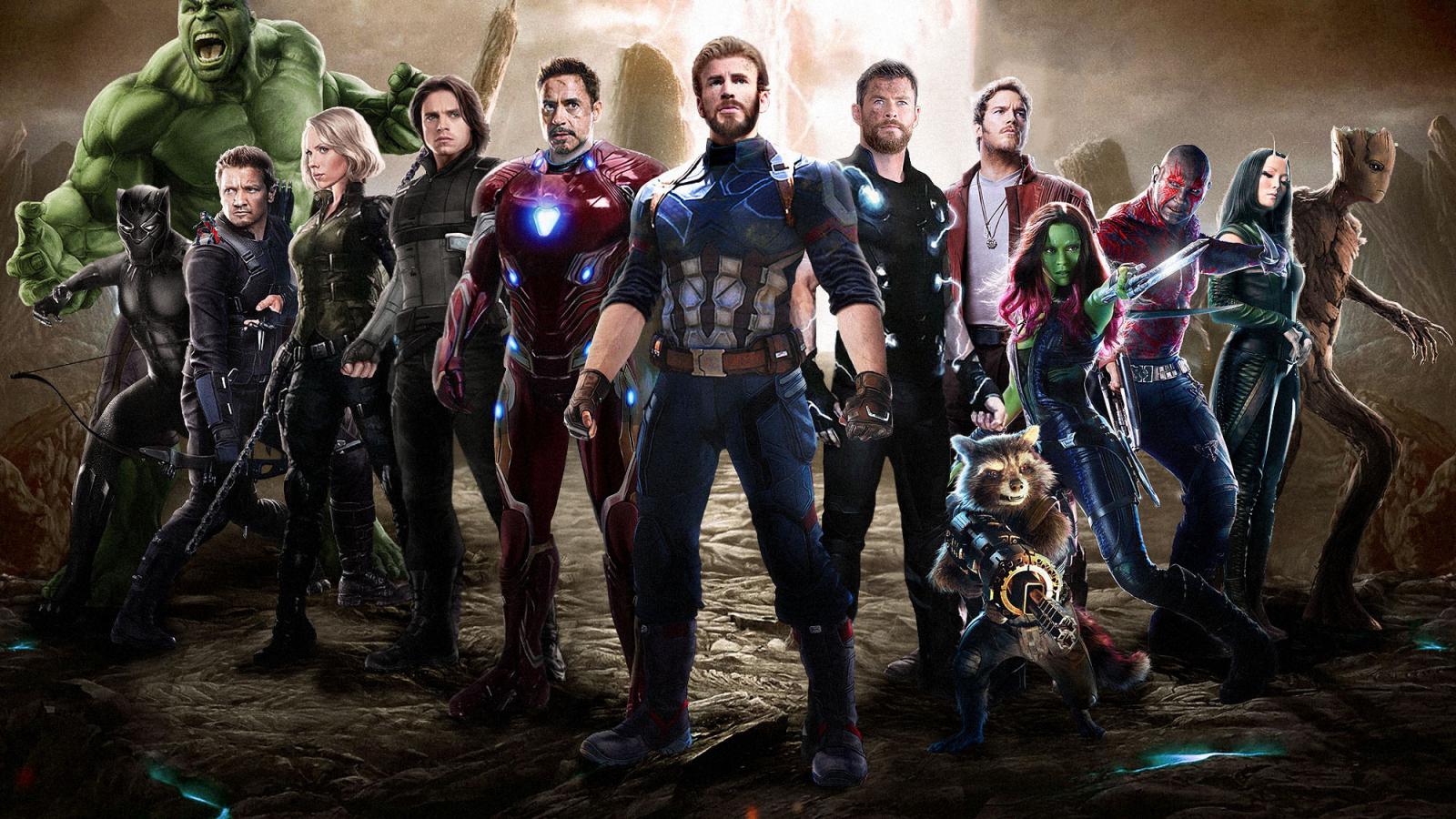 1600x900 Desktop Wallpaper Team Of Superheroes, Movie, Avengers: Infinity War, HD Image, Picture, Background, 662a78