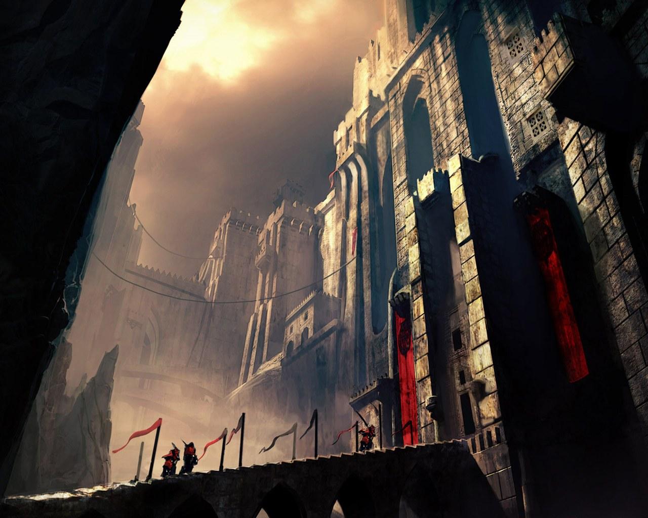 1280x1024 Fortress of Time. Prince of Persia