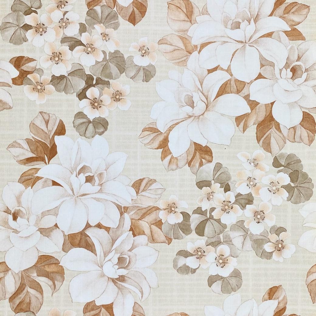 1040x1040 Vintage Wallpaper Shop. Vintage Brown Flower Pattern