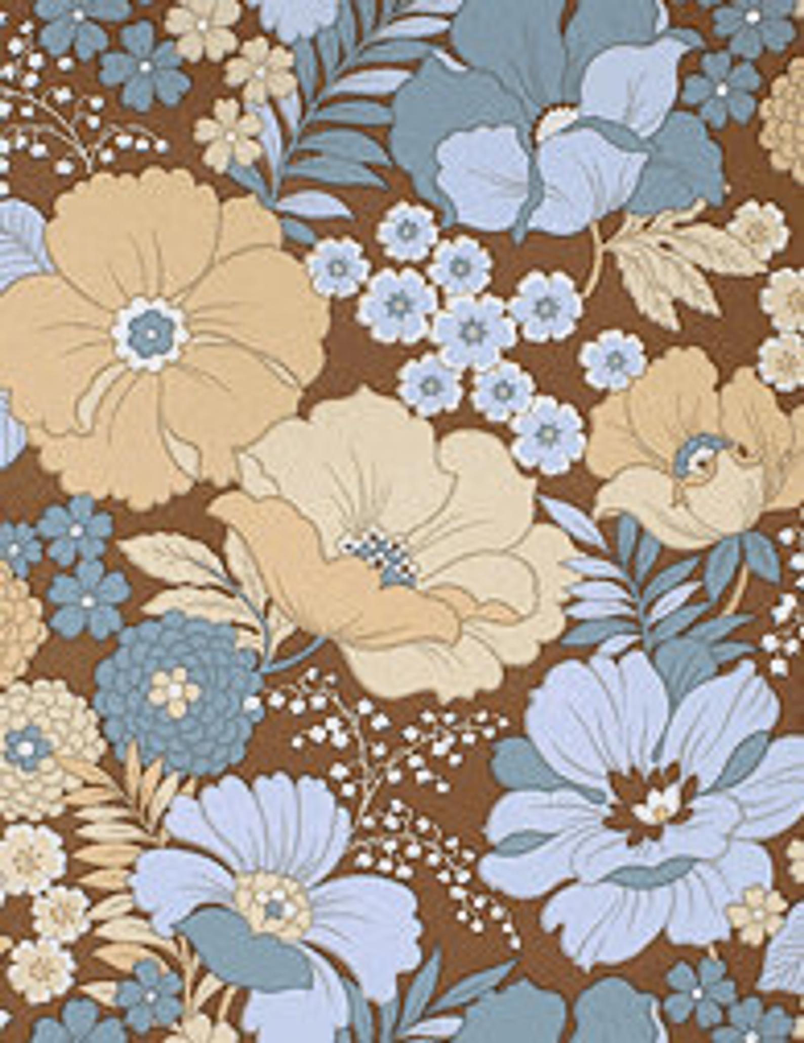 Brown Vintage Floral Wallpapers - Top Free Brown Vintage Floral ...