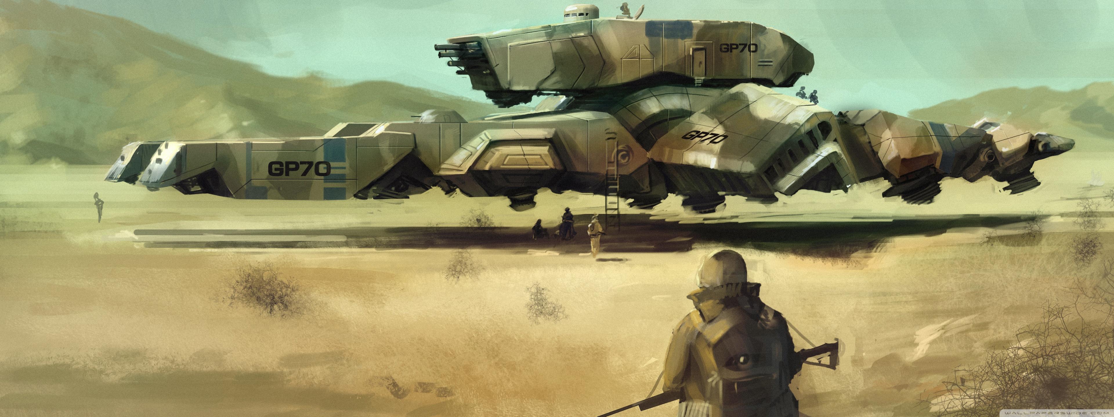 3840x1440 Military Airship Art Ultra HD Desktop Background Wallpaper for 4K UHD TV : Widescreen & UltraWide Desktop & Laptop : Multi Display, Dual Monitor : Tablet