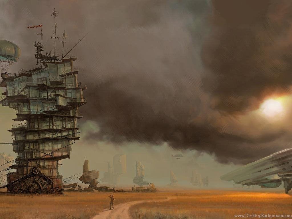 1024x768 Airship Wallpaper