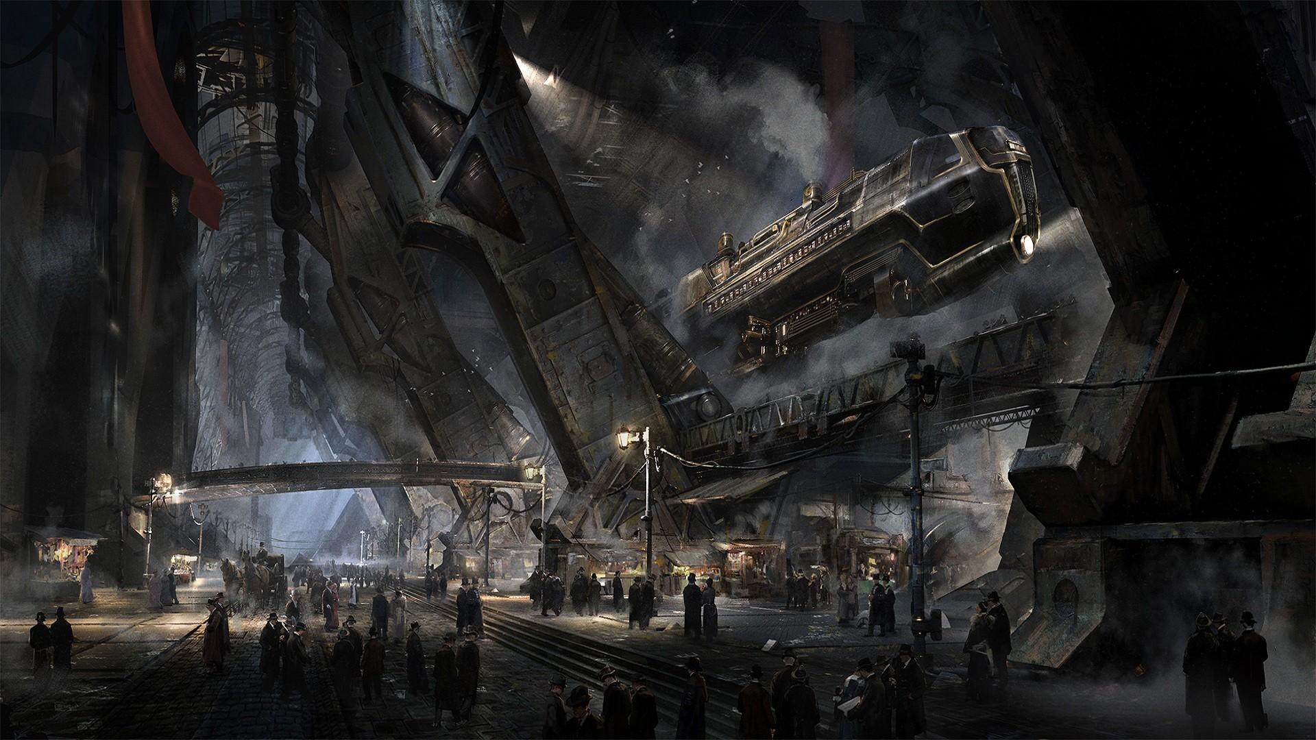 1920x1080 #, #steampunk, #airships, #Victorian, #fantasy art, wallpaper. Mocah HD Wallpaper