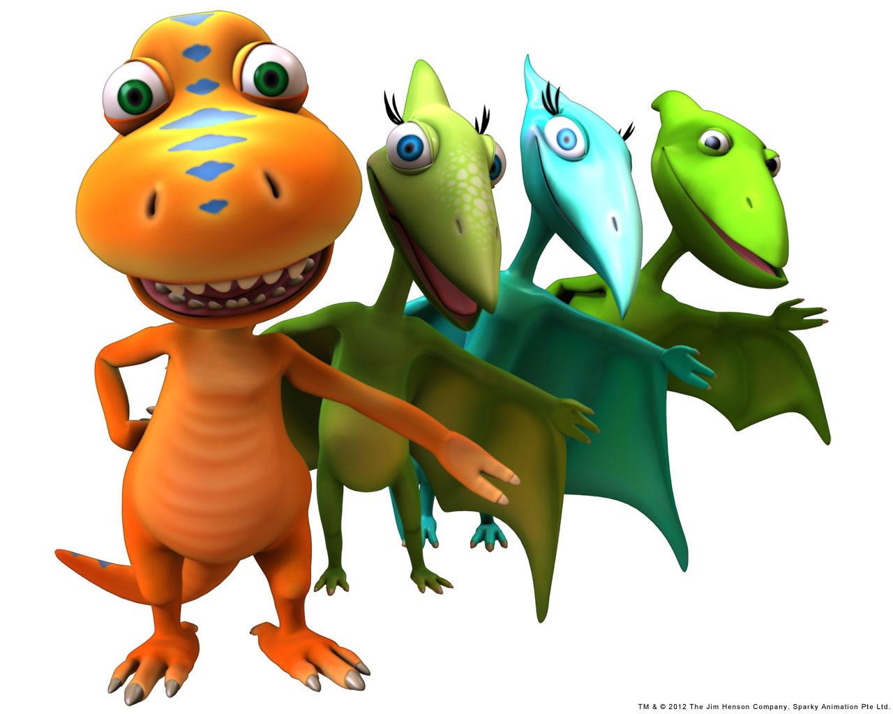 1280x1024 Download Wallpaper TrainDinosaur Train