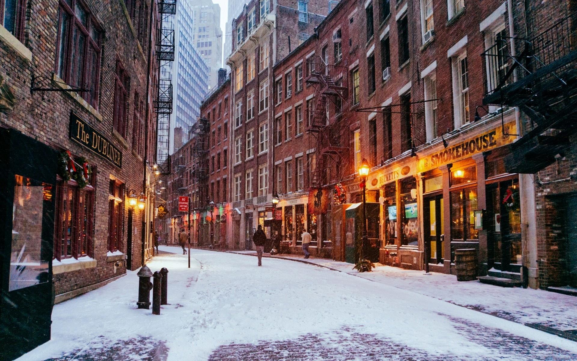 1920x1200 Free download Wallpaper New York New York City Manhattan Financial District NYC [1920x1200] for your Desktop, Mobile & Tablet. Explore NYC Winter Scenes Wallpaper. New York City Winter Wallpaper