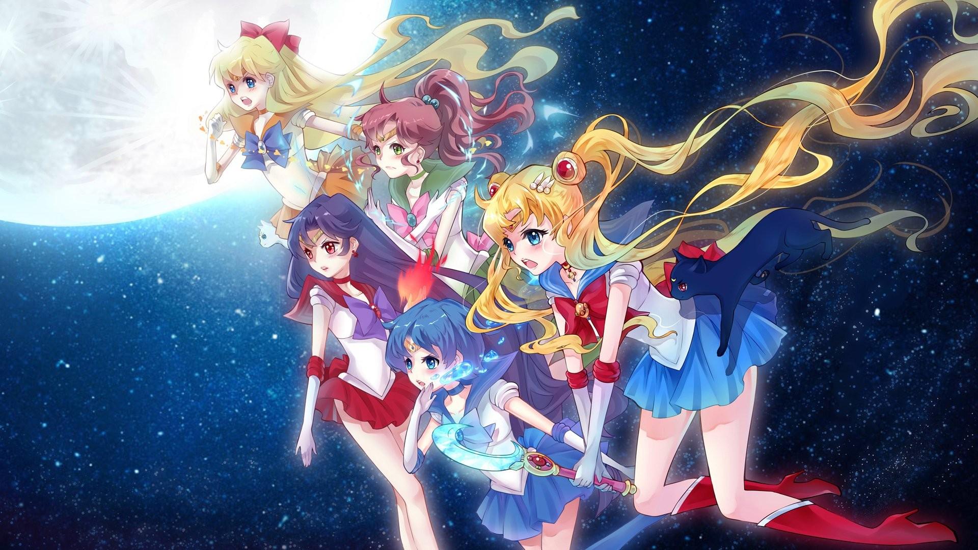1920x1080 Sailor Moon Moon Crystal Wallpaper