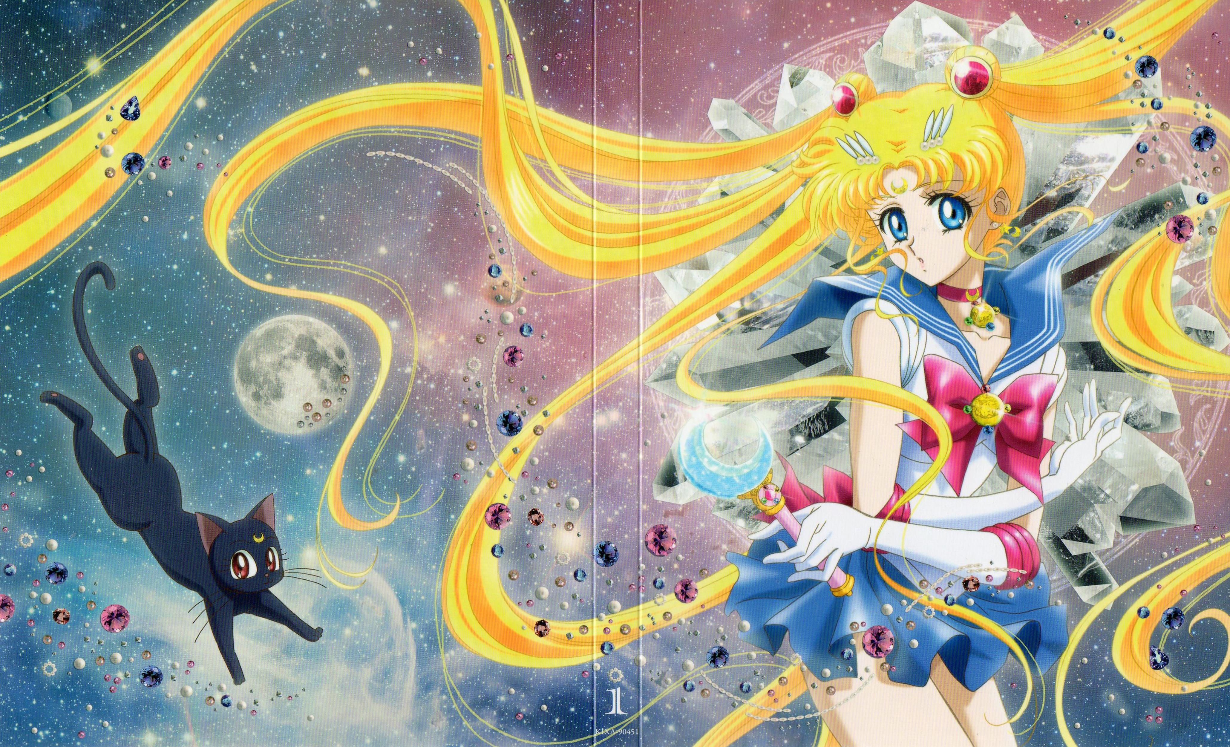 4117x2500 Luna (Sailor Moon), Wallpaper Anime Image Board