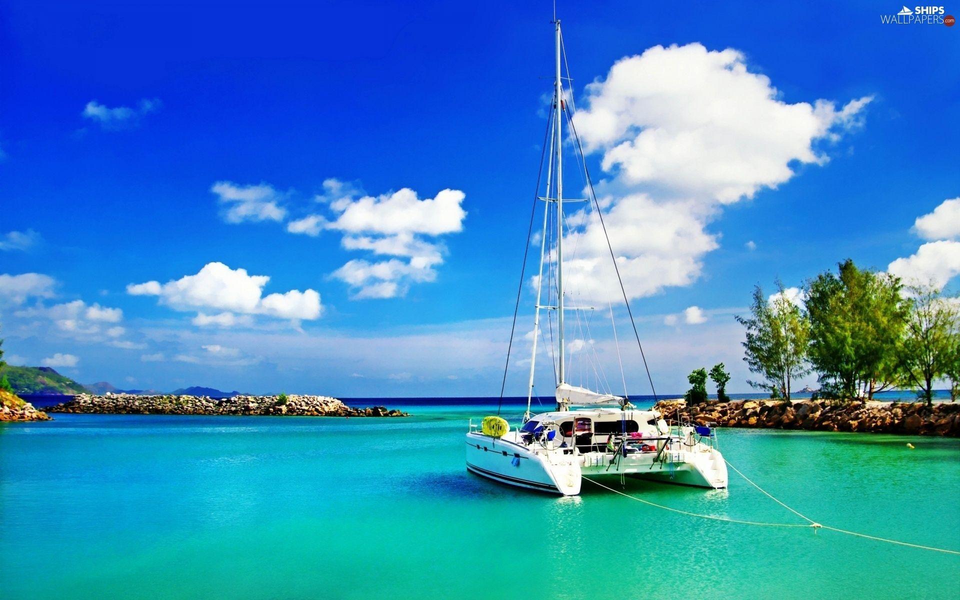 1920x1200 Catamaran Wallpaper
