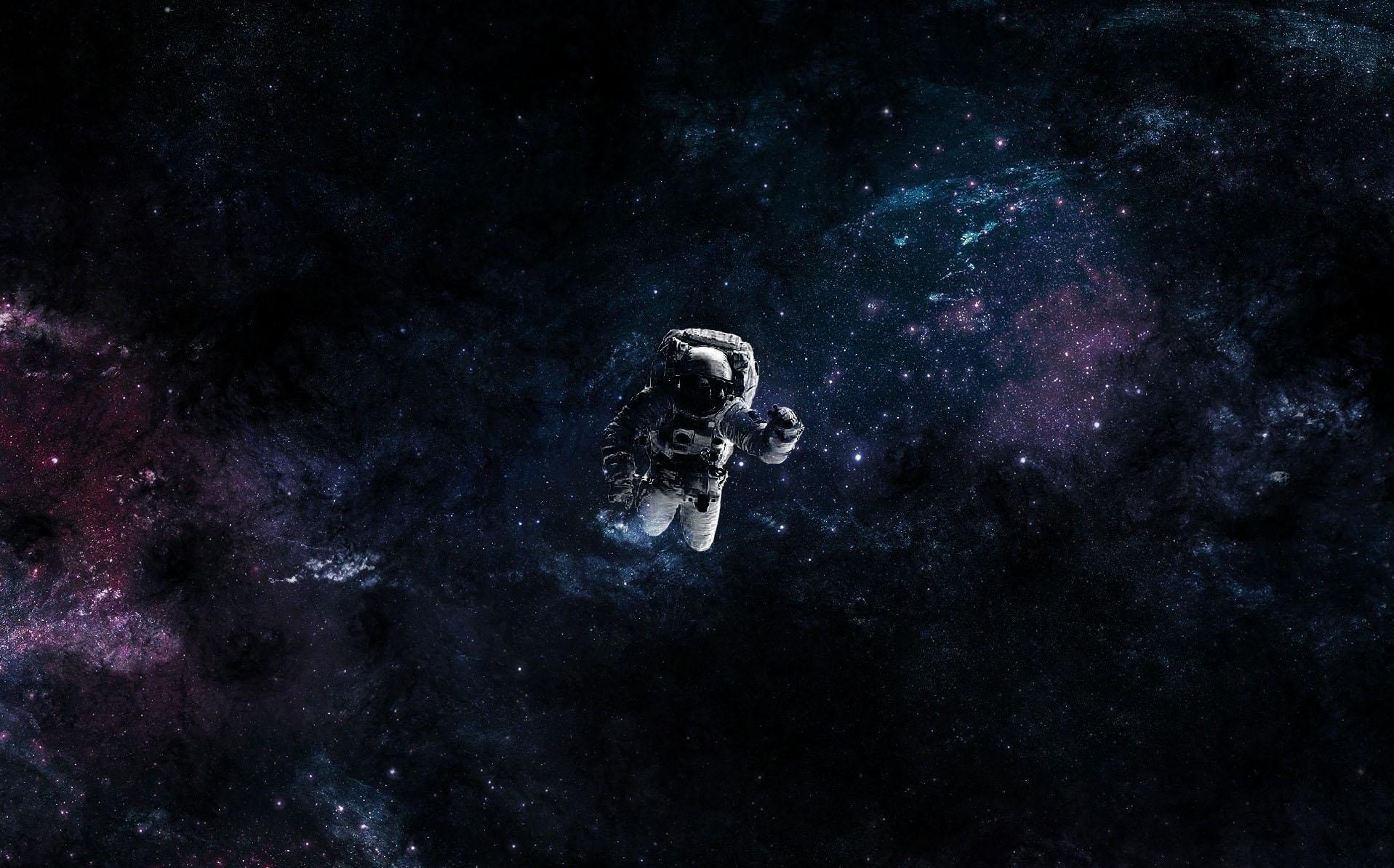 1917x1194 #universe, #astronaut, #fan art, #space wallpaper. Mocah HD Wallpaper
